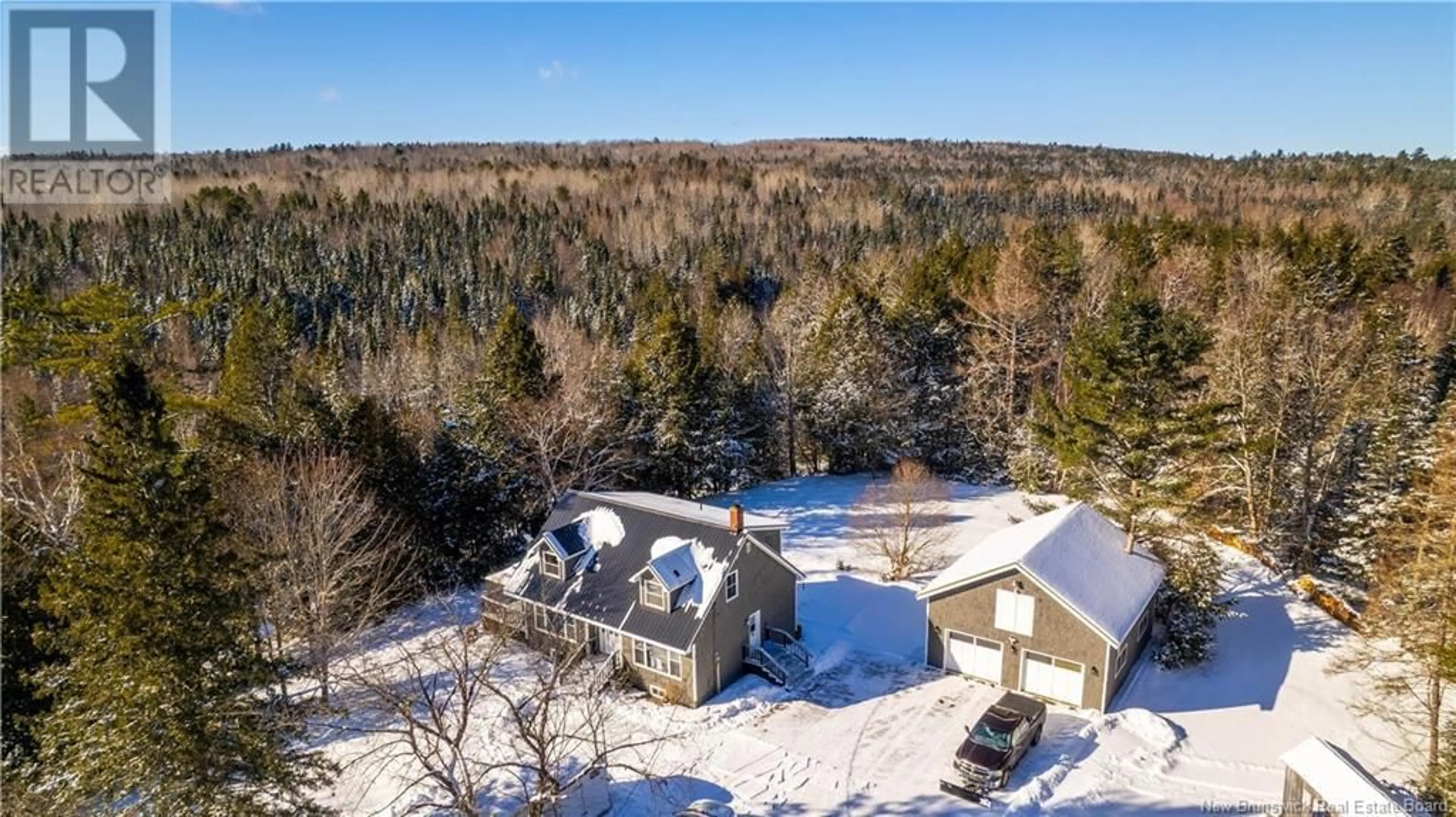 A pic from outside/outdoor area/front of a property/back of a property/a pic from drone, unknown for 431 Mohannes Road, Mohannes New Brunswick E3L5X5