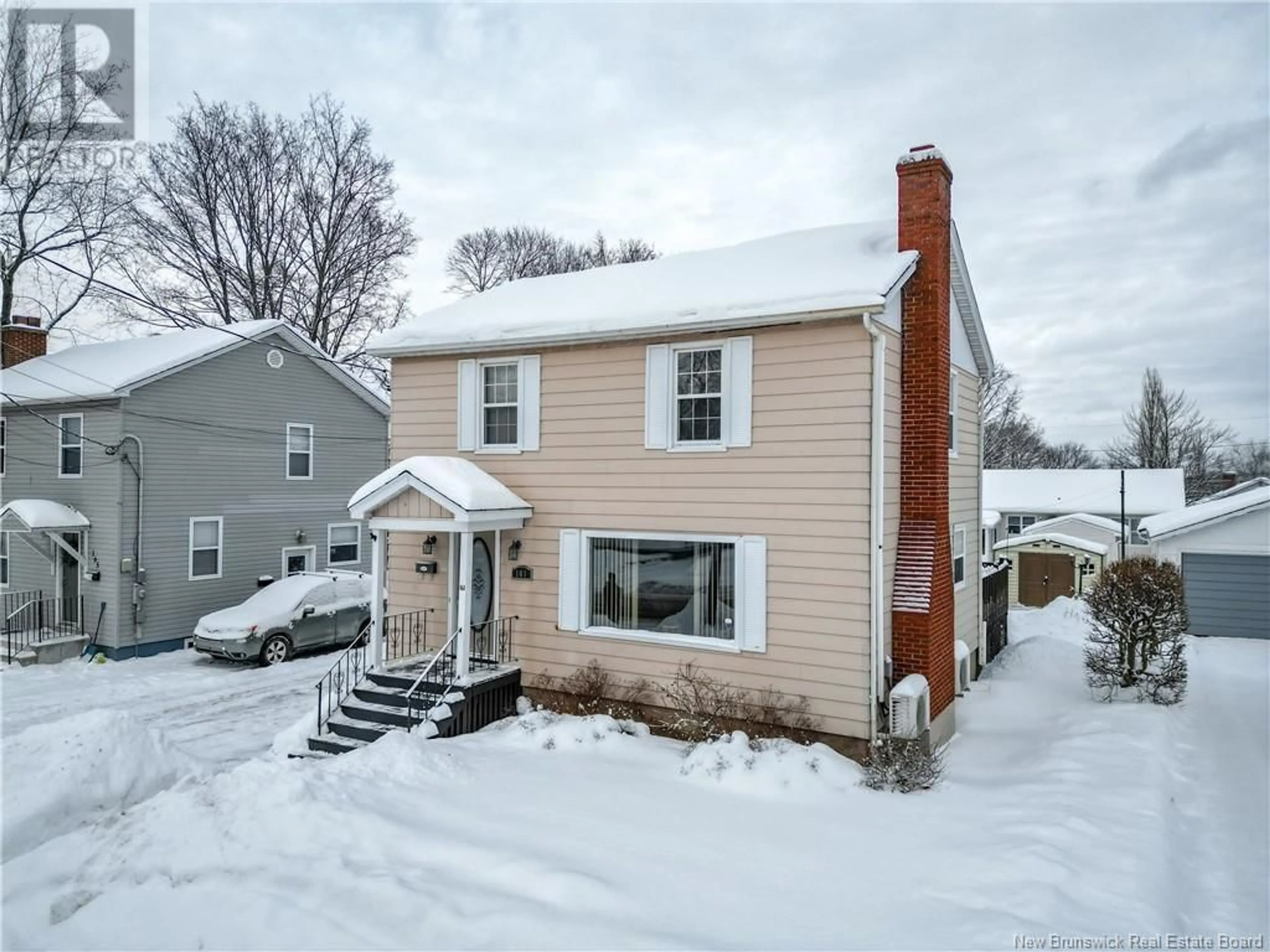 A pic from outside/outdoor area/front of a property/back of a property/a pic from drone, street for 161 West Lane, Moncton New Brunswick E1C6V1