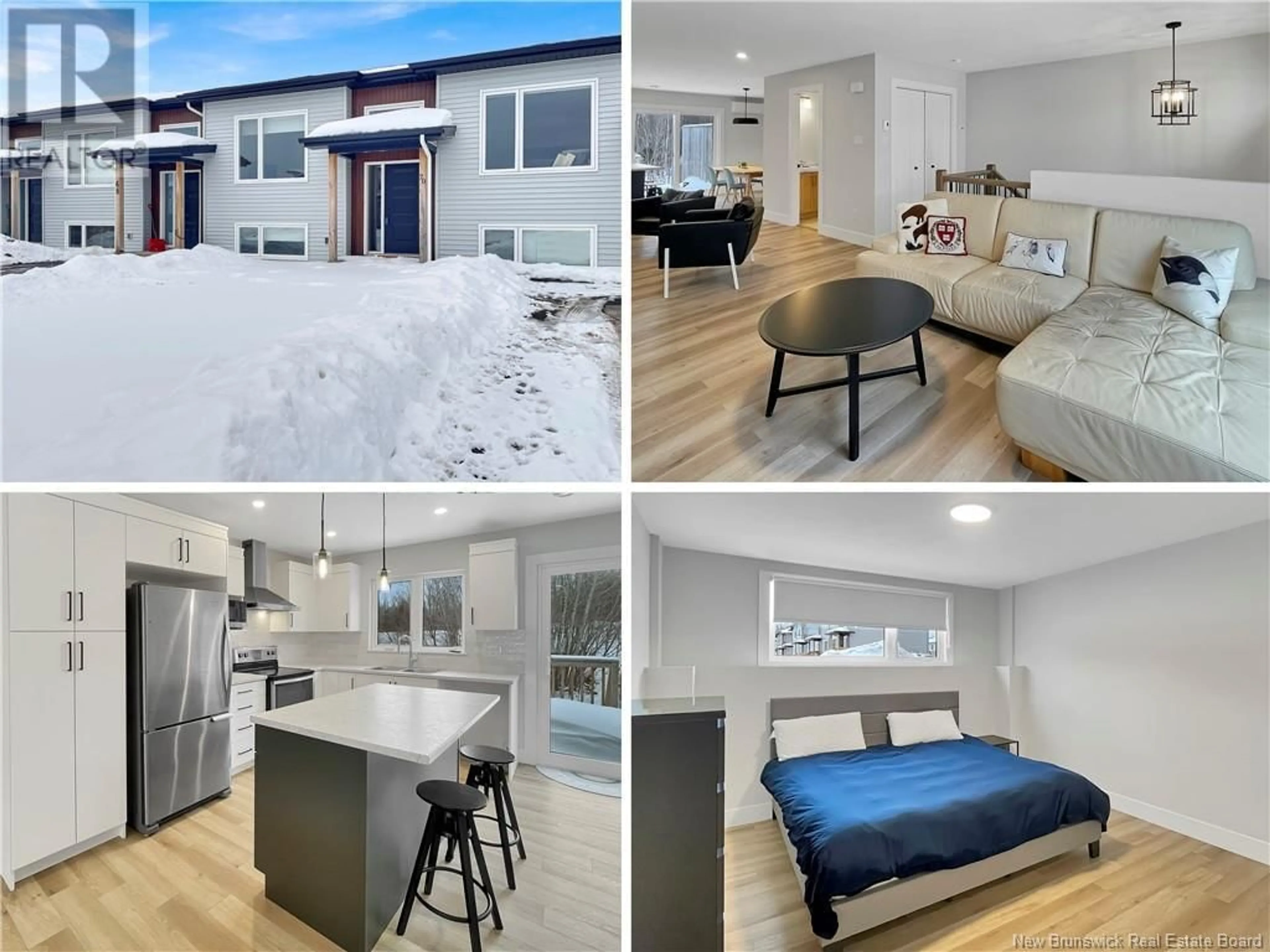 Open concept kitchen, wood/laminate floor for 70 Delta Street, Dieppe New Brunswick E1K0A4