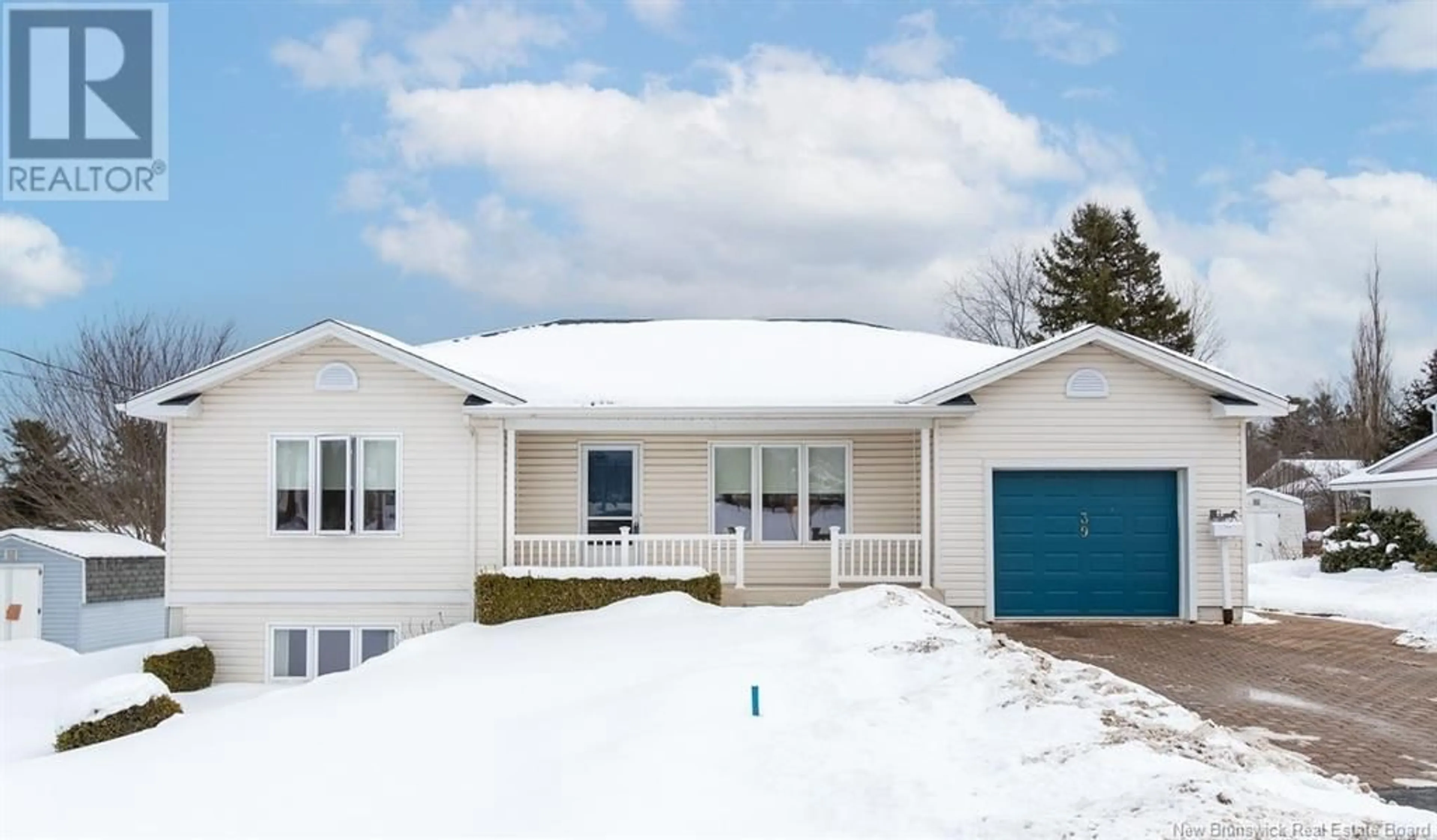 Home with vinyl exterior material, street for 39 Manning Road, Riverview New Brunswick E1B3X3