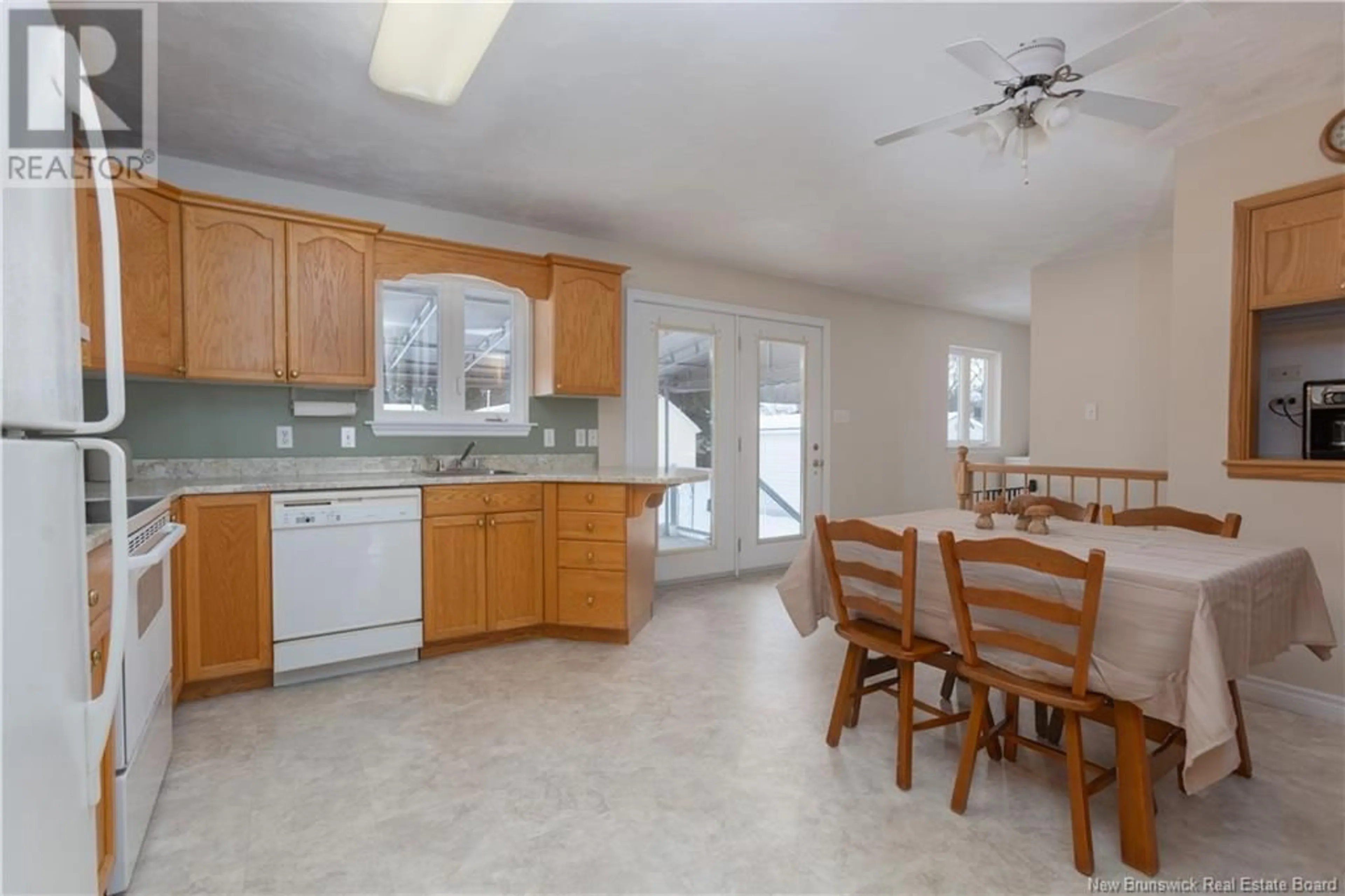 Open concept kitchen, ceramic/tile floor for 39 Manning Road, Riverview New Brunswick E1B3X3