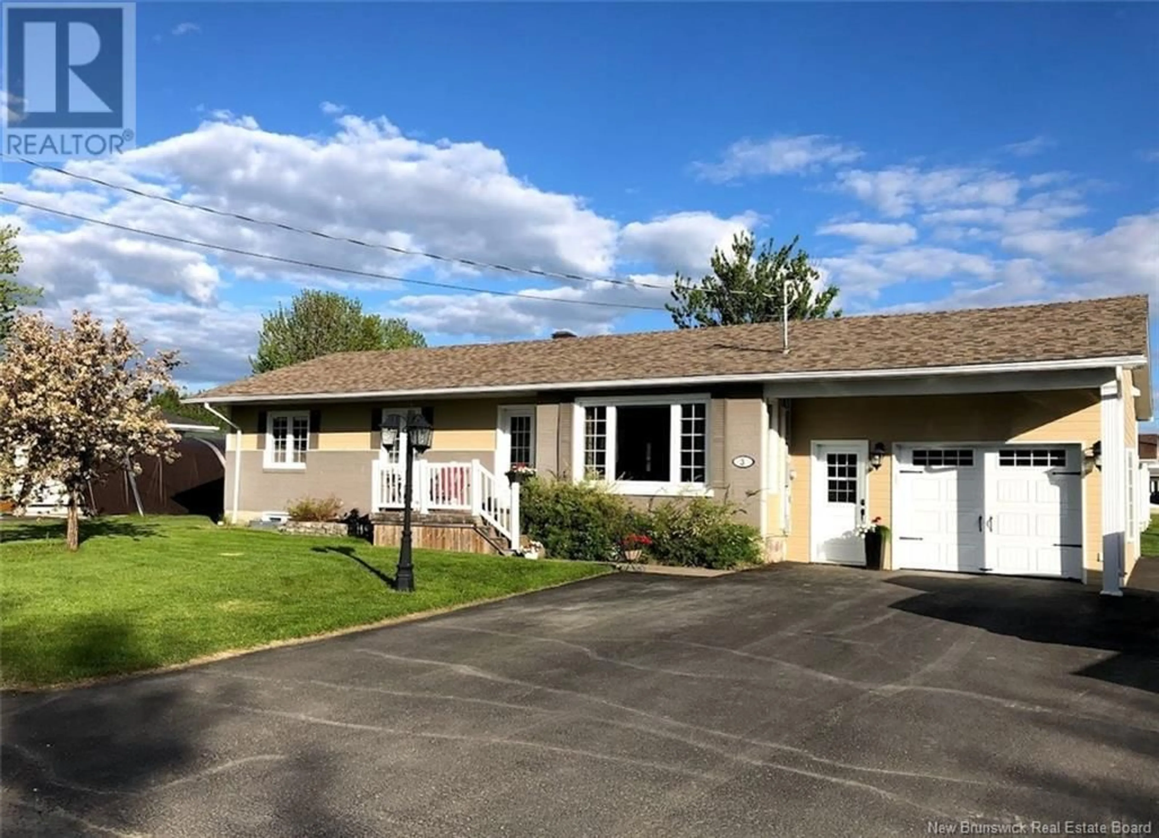 Home with vinyl exterior material, street for 3 Des Chevaliers Street, Clair New Brunswick E7A2E4