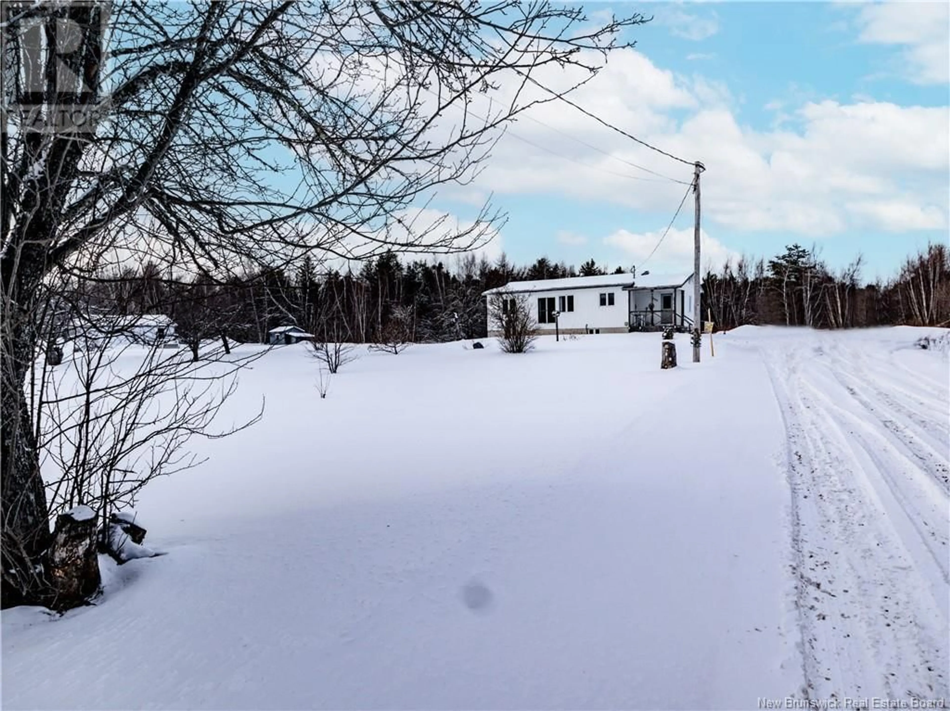 A pic from outside/outdoor area/front of a property/back of a property/a pic from drone, street for 3200 Saint Charles Sud, Saint-Charles New Brunswick E4W4Z4