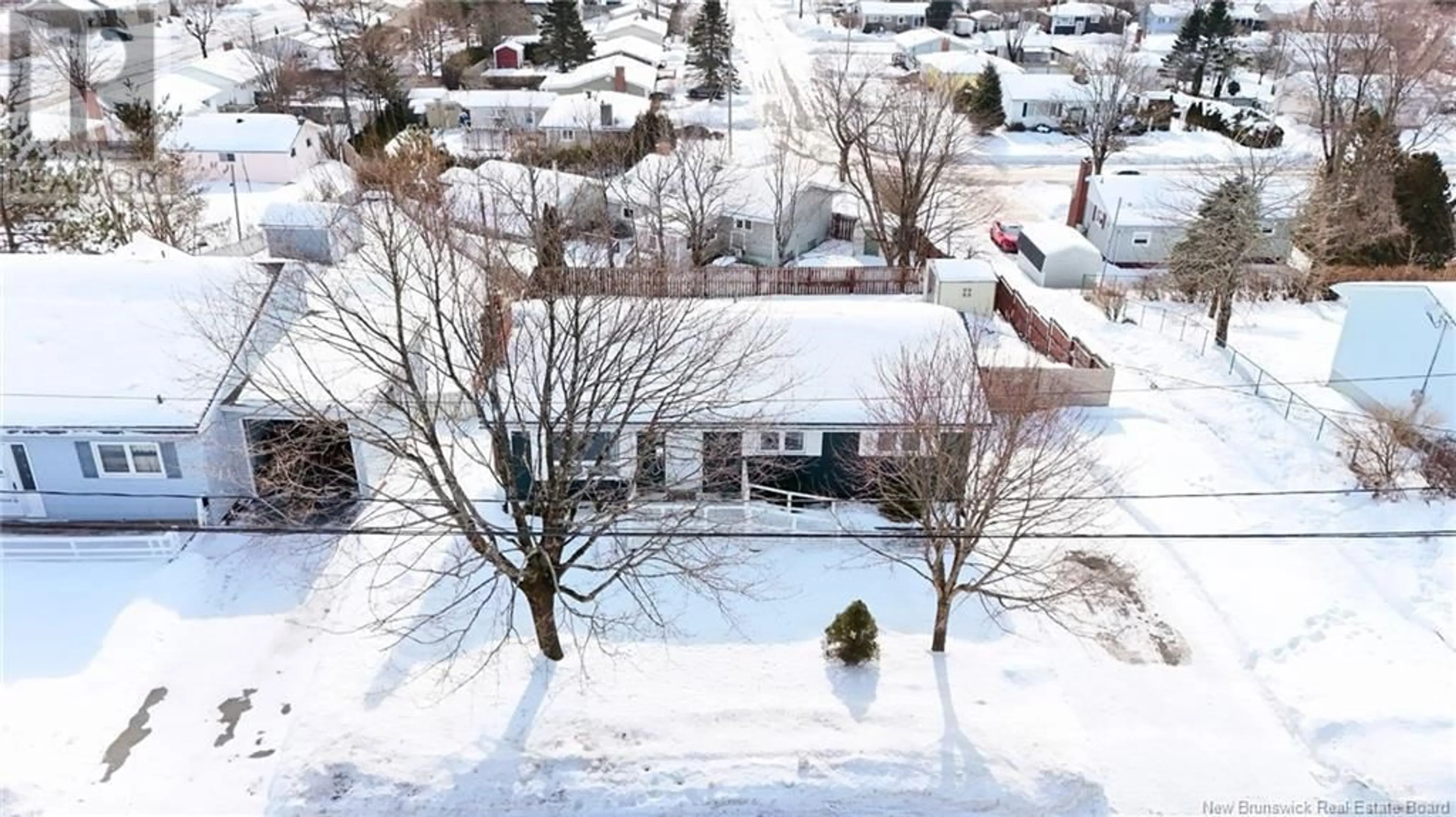 A pic from outside/outdoor area/front of a property/back of a property/a pic from drone, street for 22 Sherwood Drive, Saint John New Brunswick E2J2H6