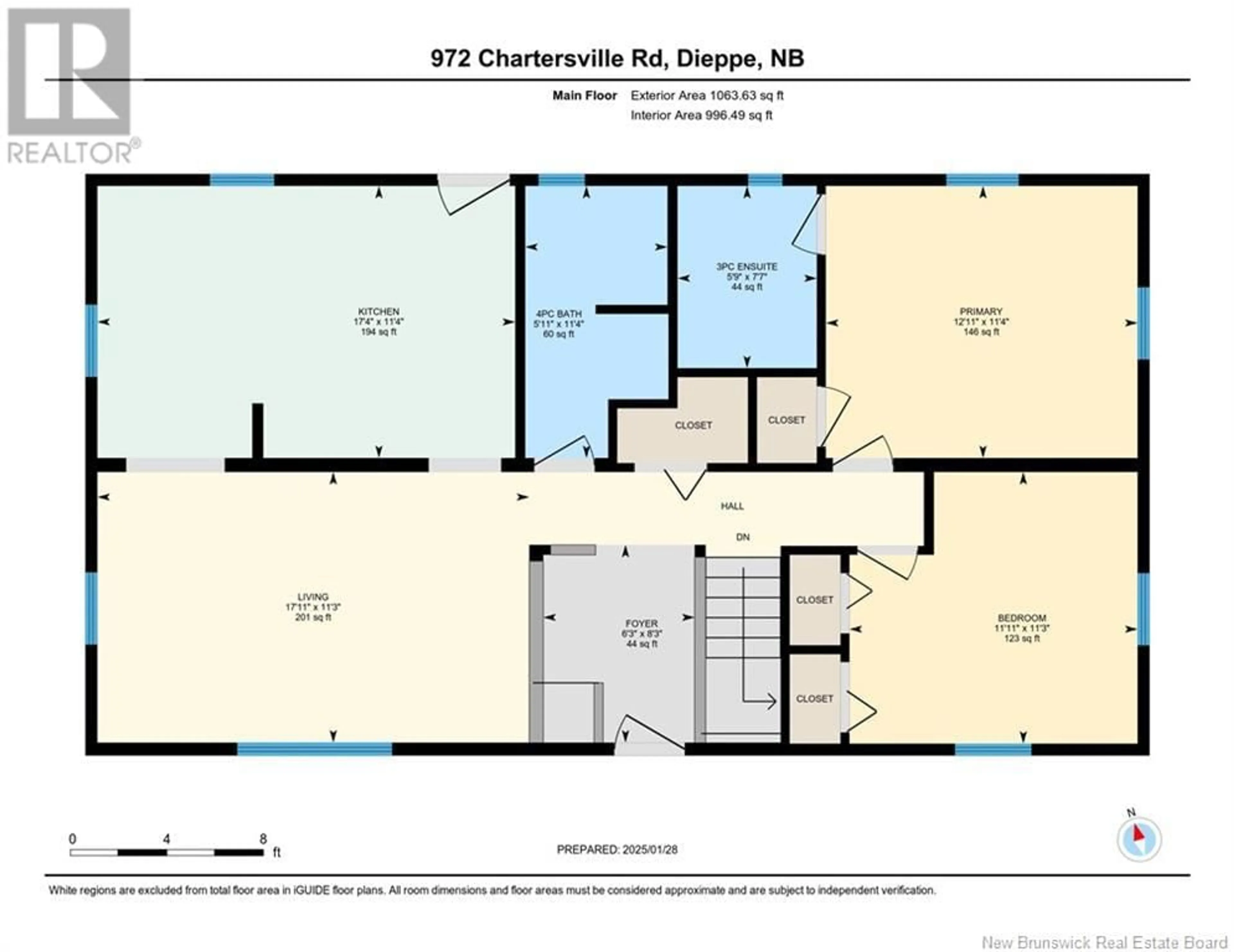 Floor plan for 972 Chartersville Road, Dieppe New Brunswick E1A1L2