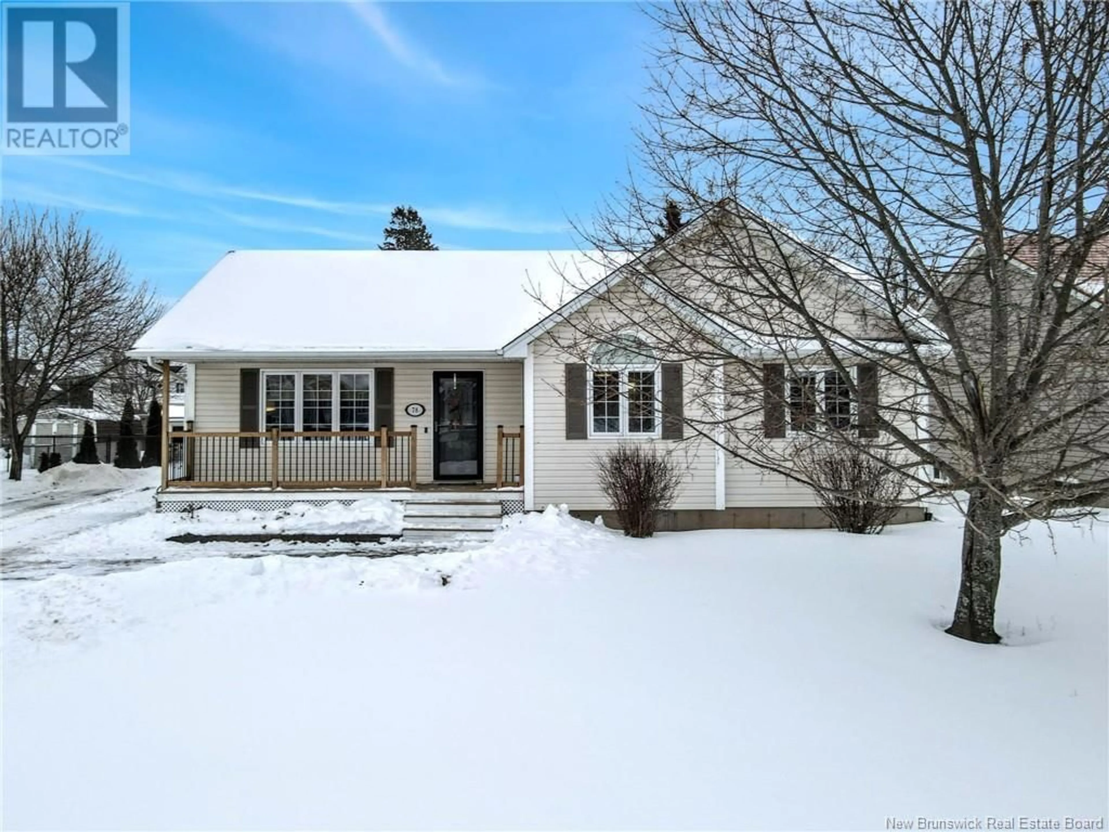 Home with vinyl exterior material, street for 78 Labatture Road, Shediac New Brunswick E4P1Y3