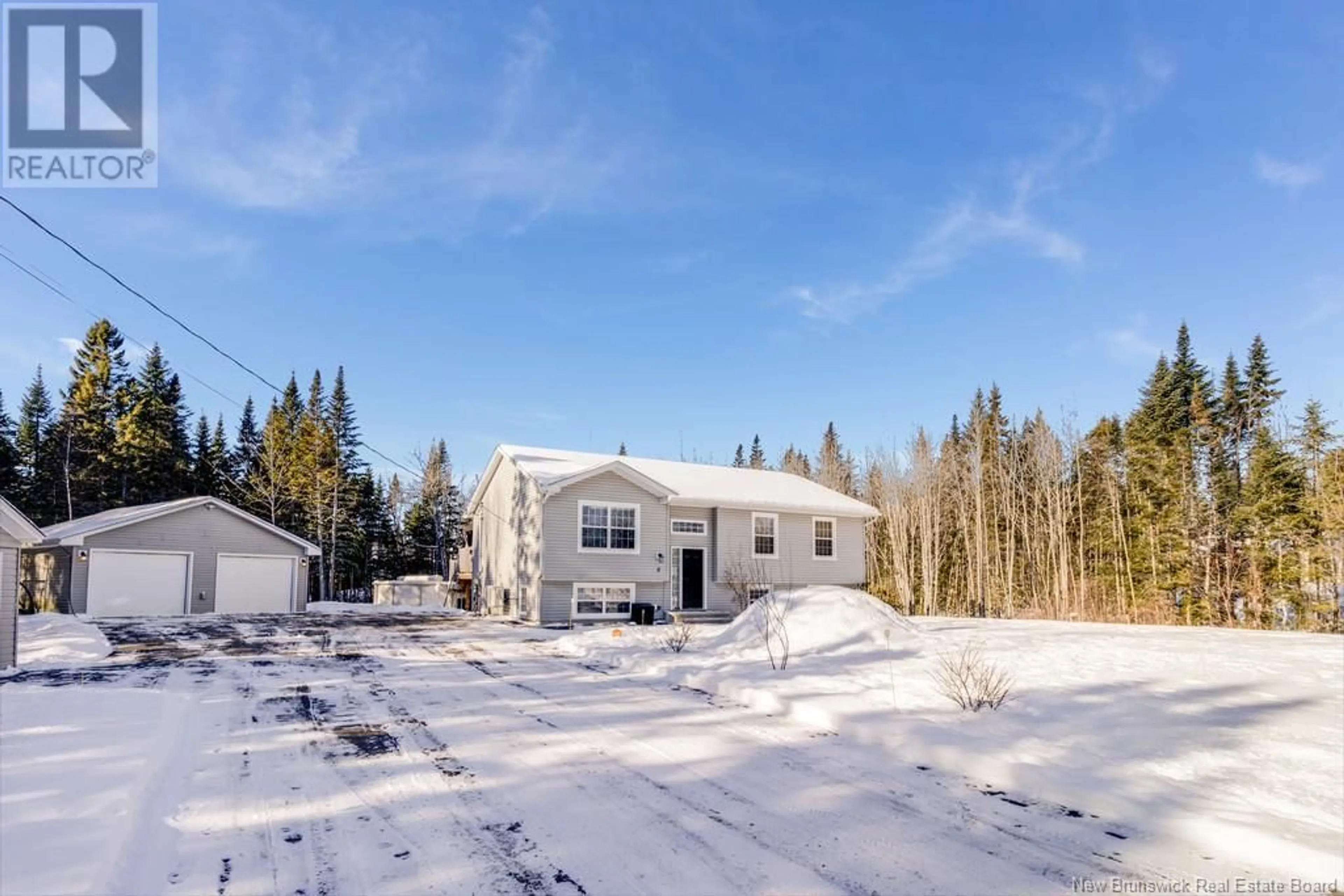 A pic from outside/outdoor area/front of a property/back of a property/a pic from drone, unknown for 11 Beaumont Hamel Drive, Rusagonis New Brunswick E3B0W9