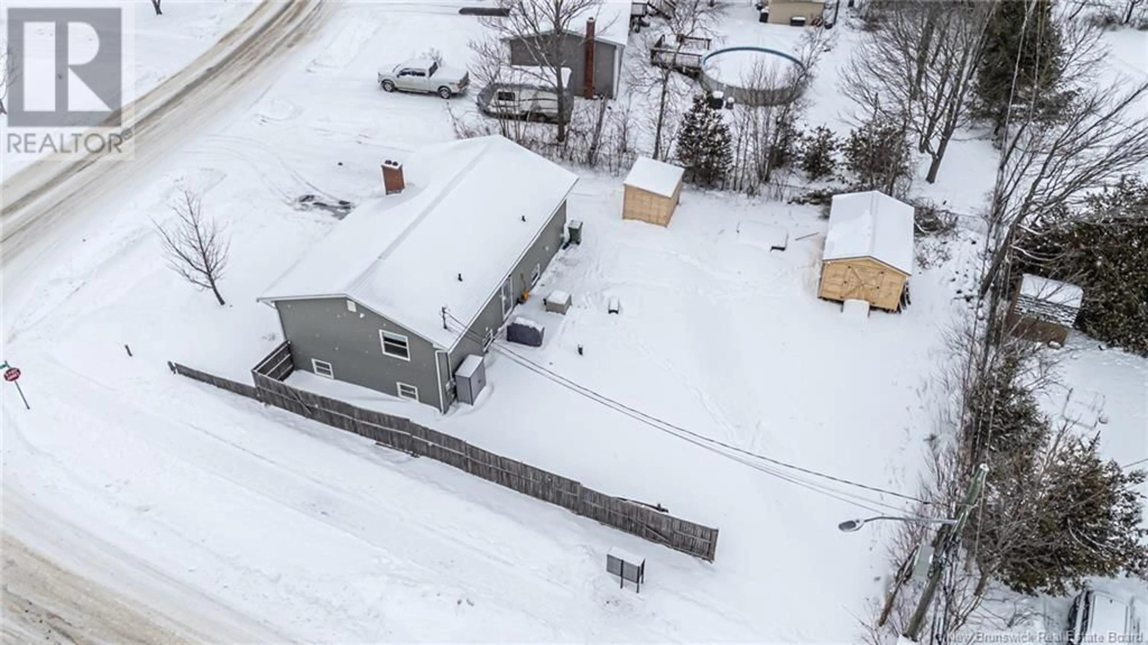 A pic from outside/outdoor area/front of a property/back of a property/a pic from drone, building for 102 Daniel Drive, New Maryland New Brunswick E3C1C8