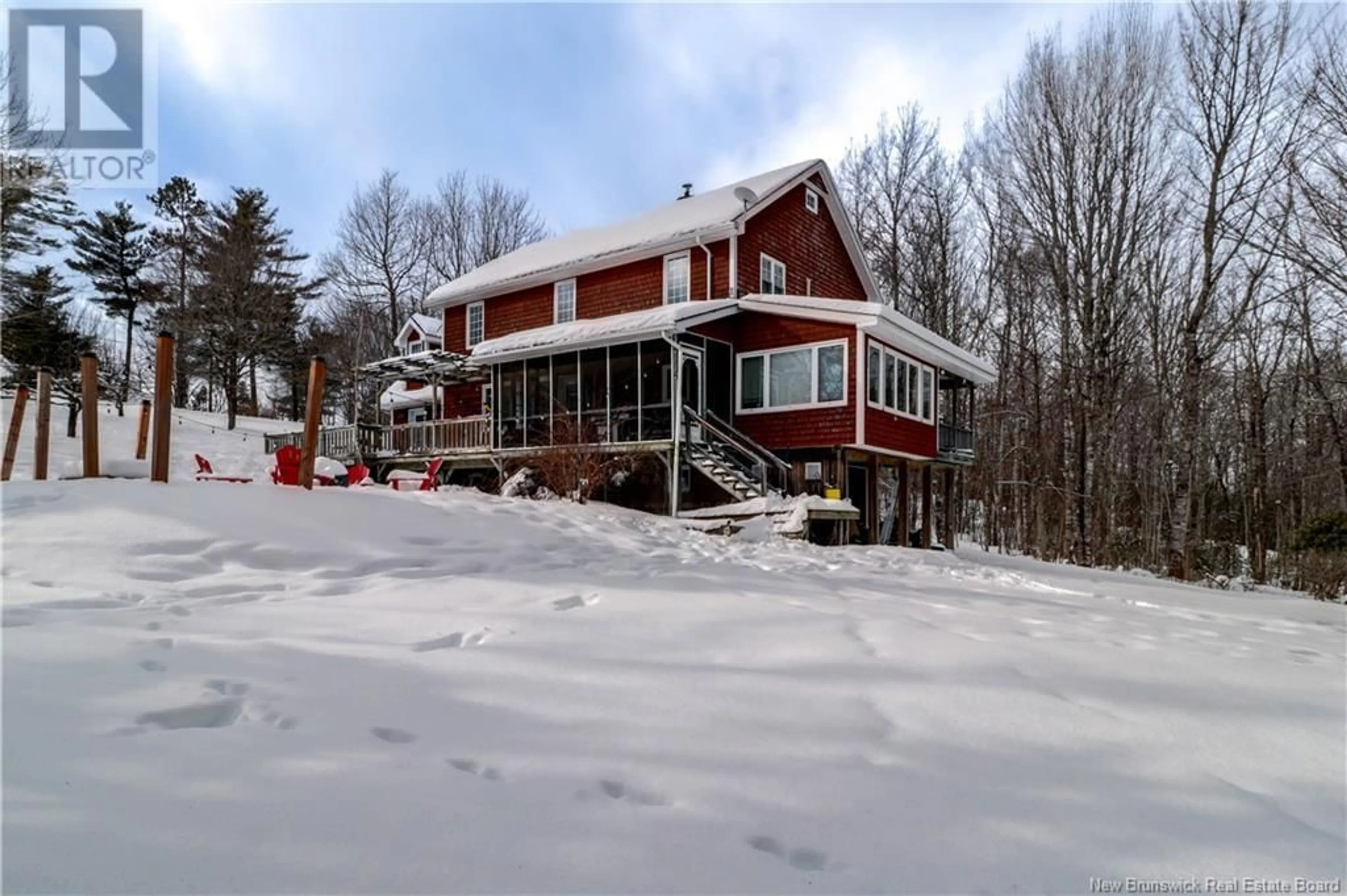 A pic from outside/outdoor area/front of a property/back of a property/a pic from drone, water/lake/river/ocean view for 14 FAIRWAY DRIVE, Picadilly New Brunswick E4E5H1