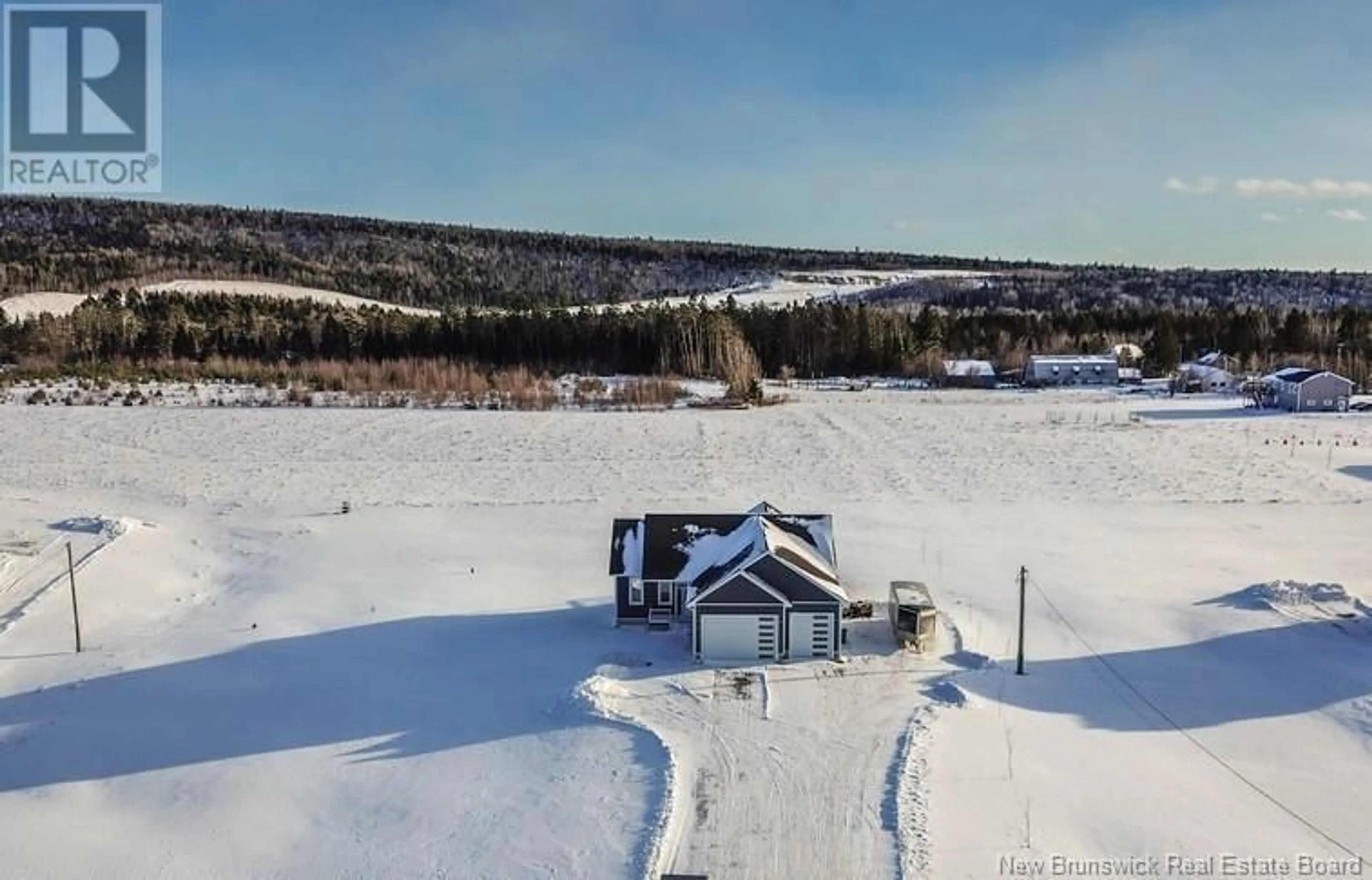 A pic from outside/outdoor area/front of a property/back of a property/a pic from drone, water/lake/river/ocean view for 25 628 Route, Penniac New Brunswick E3A8Y2