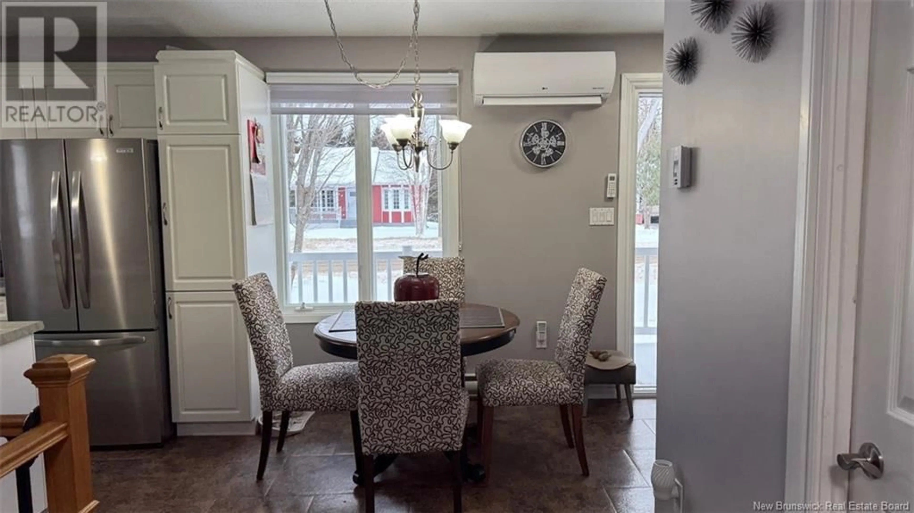 Dining room, wood/laminate floor for 37 Des Erables Avenue, Clair New Brunswick E7A2P6