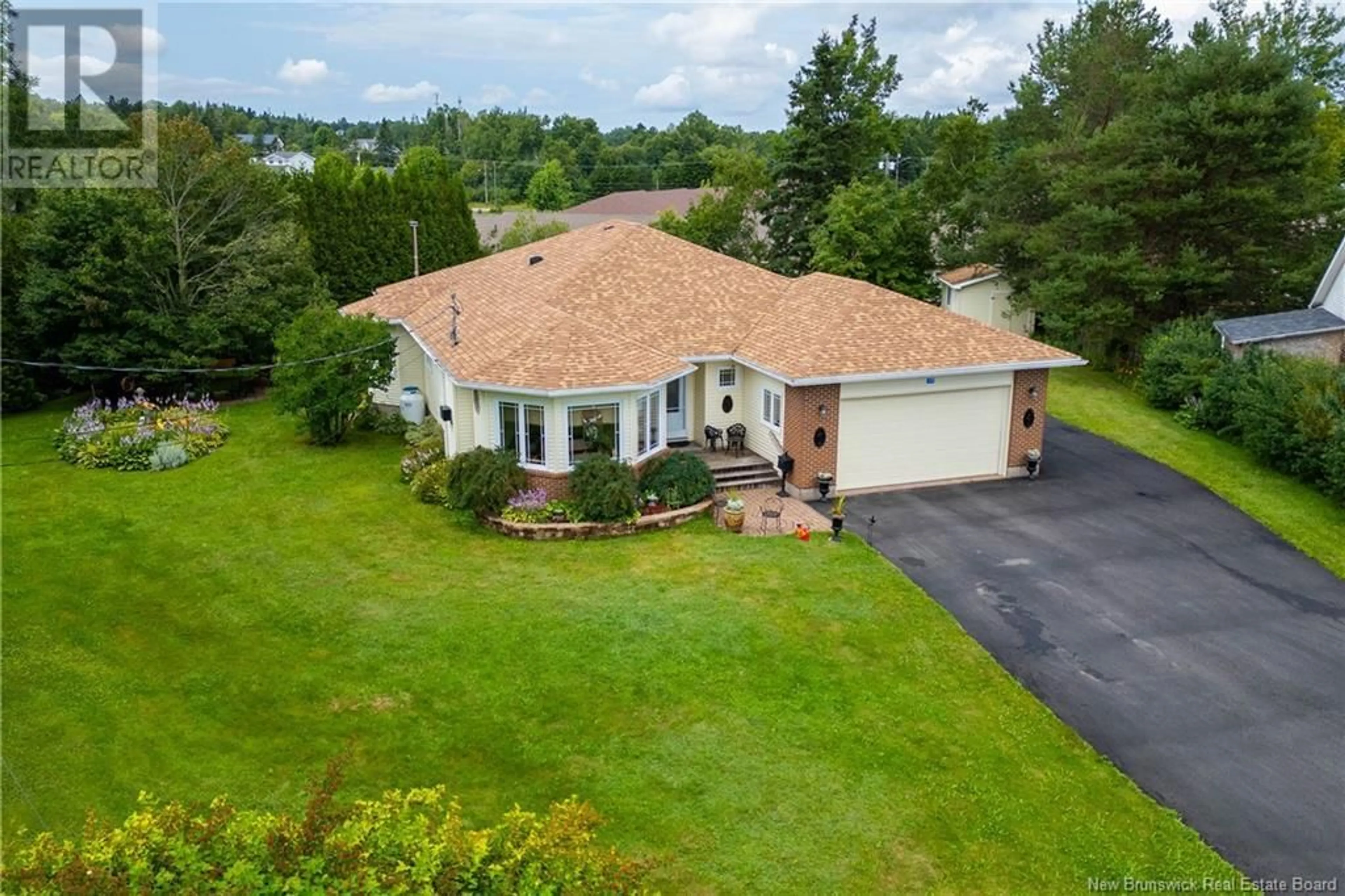 A pic from outside/outdoor area/front of a property/back of a property/a pic from drone, water/lake/river/ocean view for 17 Bowes Avenue, Sackville New Brunswick E4L3M9