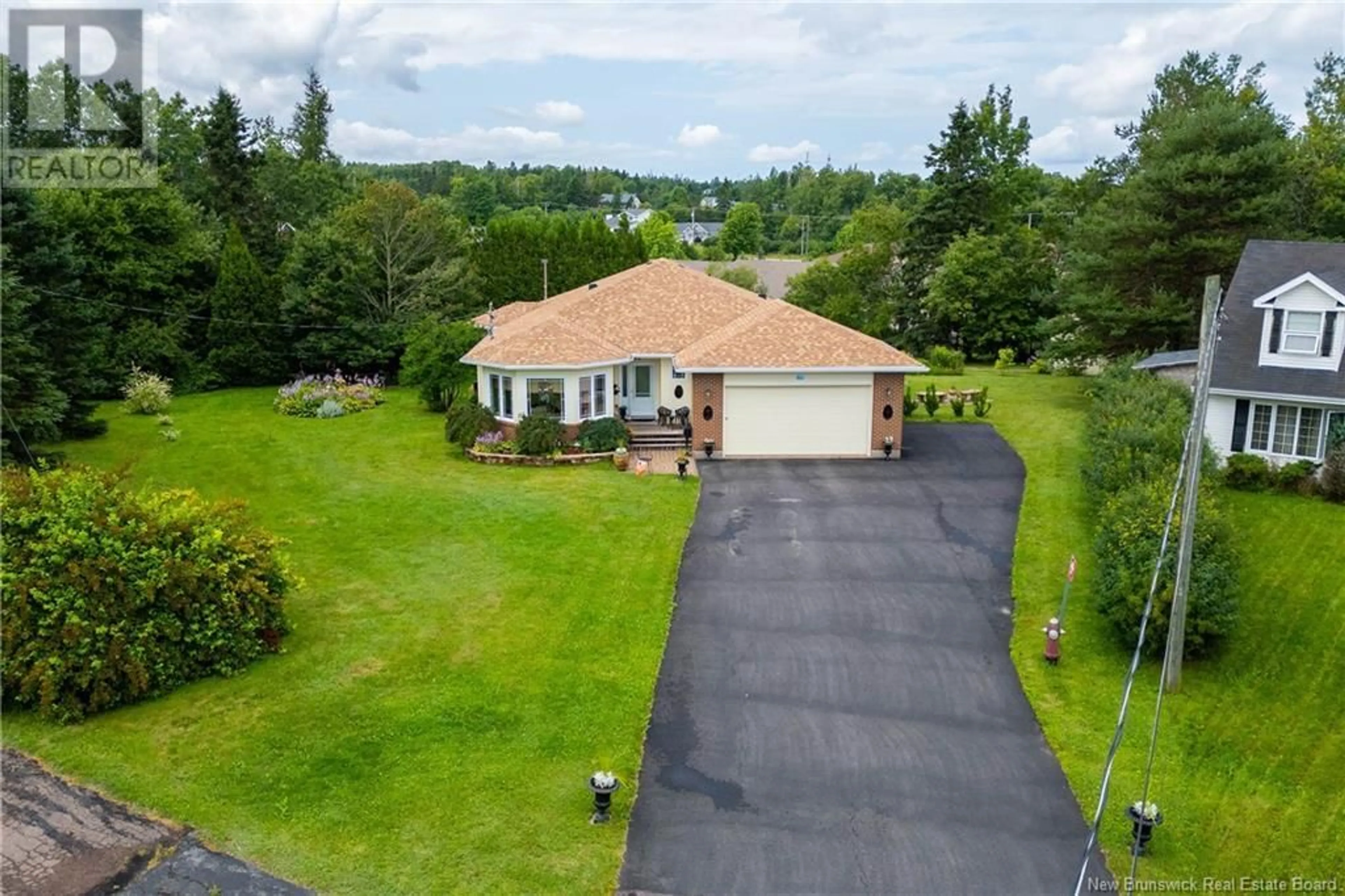 A pic from outside/outdoor area/front of a property/back of a property/a pic from drone, water/lake/river/ocean view for 17 Bowes Avenue, Sackville New Brunswick E4L3M9