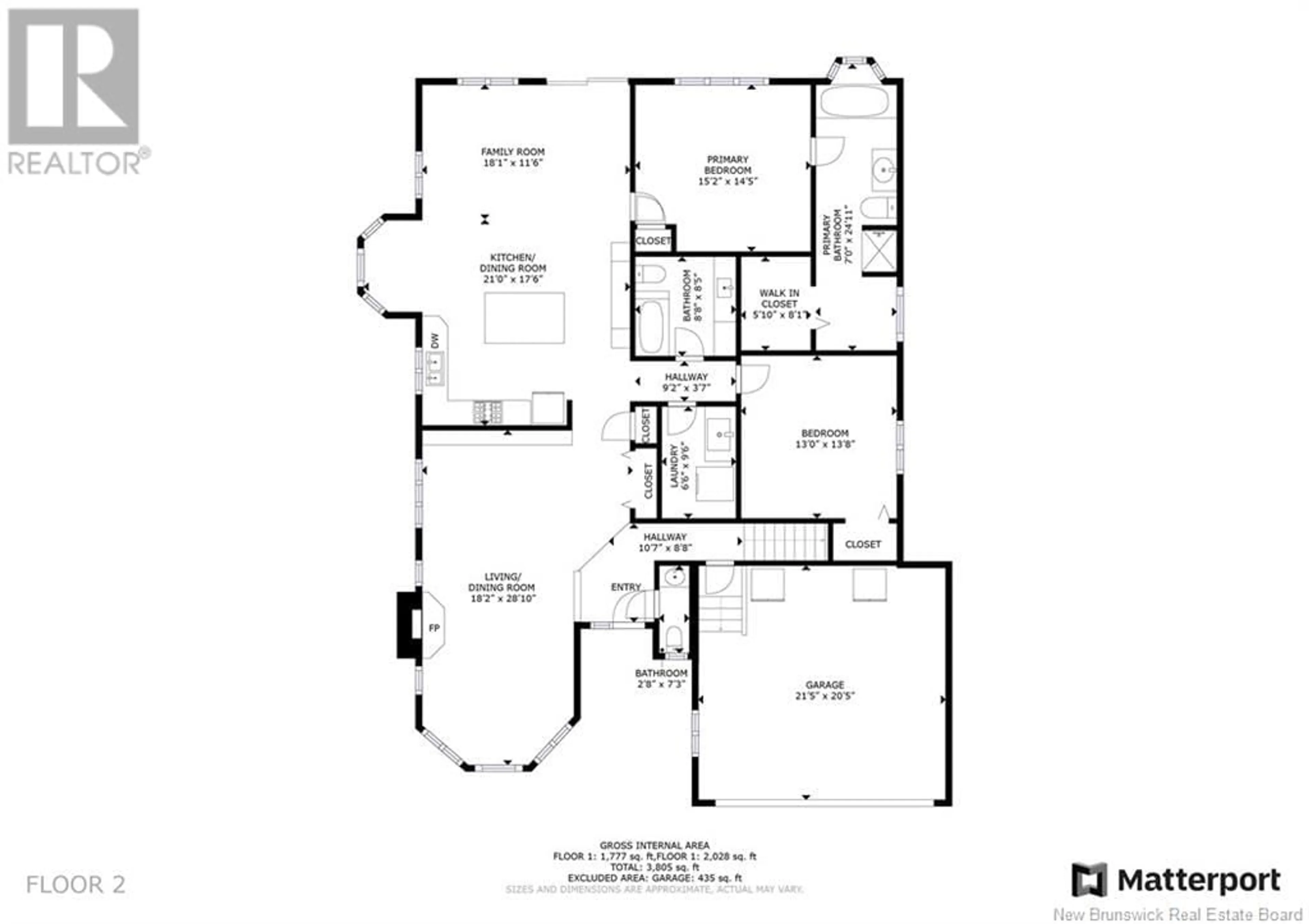 Floor plan for 17 Bowes Avenue, Sackville New Brunswick E4L3M9