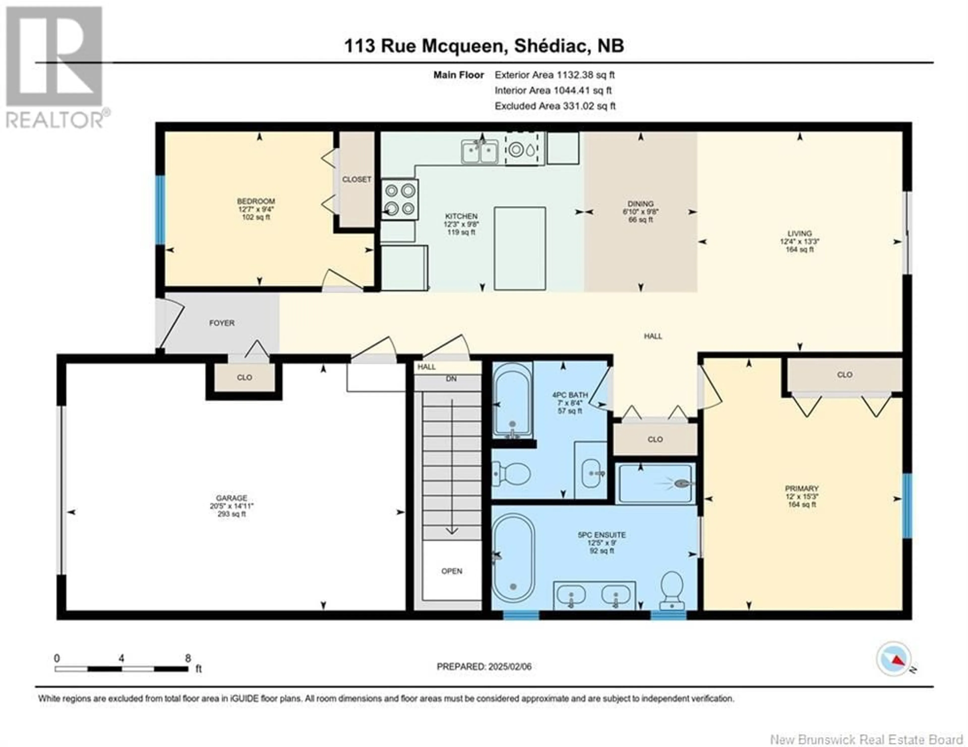 Floor plan for 113 McQueen Street, Shediac New Brunswick E4P2H6