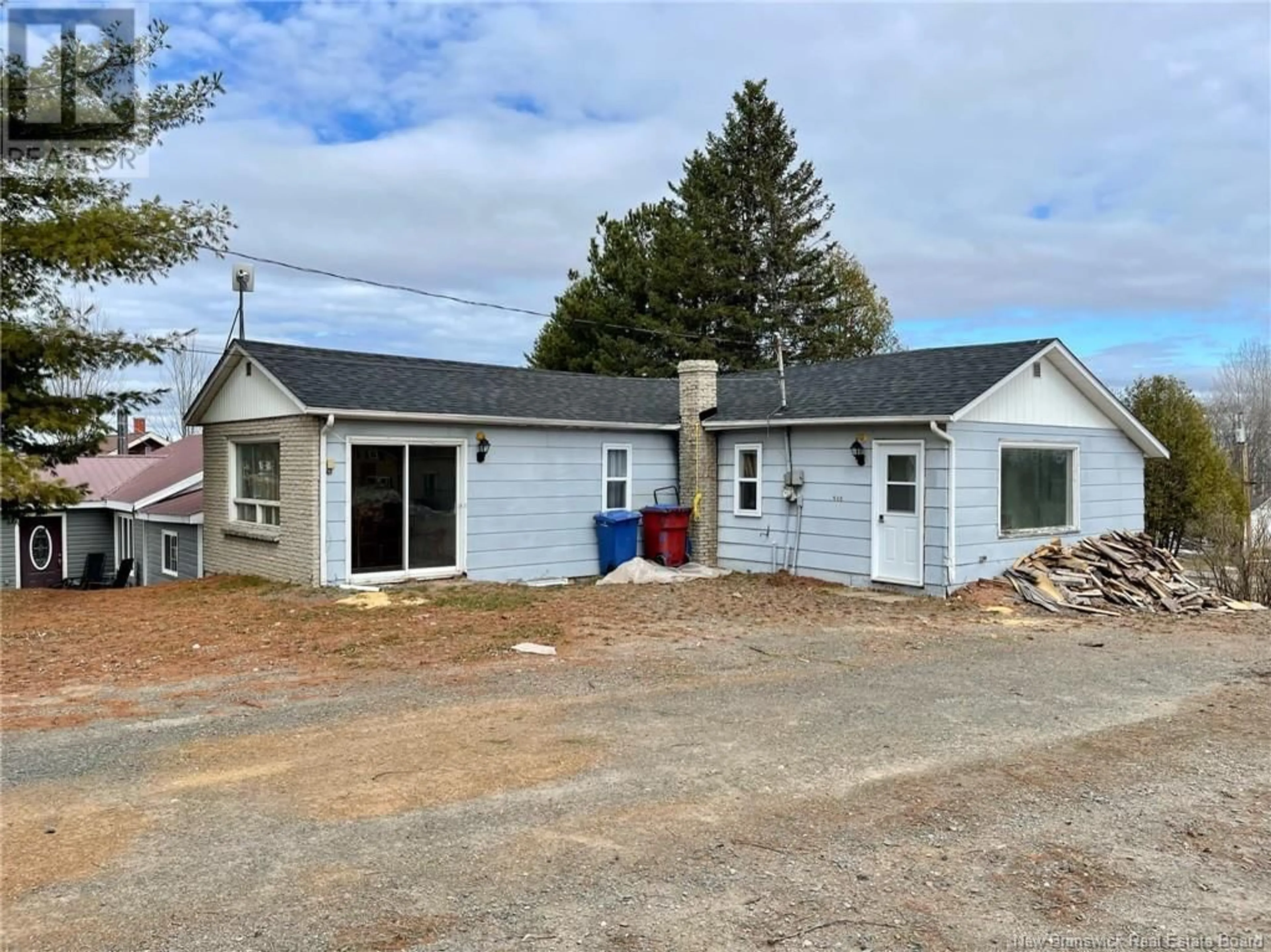 A pic from outside/outdoor area/front of a property/back of a property/a pic from drone, street for 140 MAIN STREET, Plaster Rock New Brunswick E7G2E4