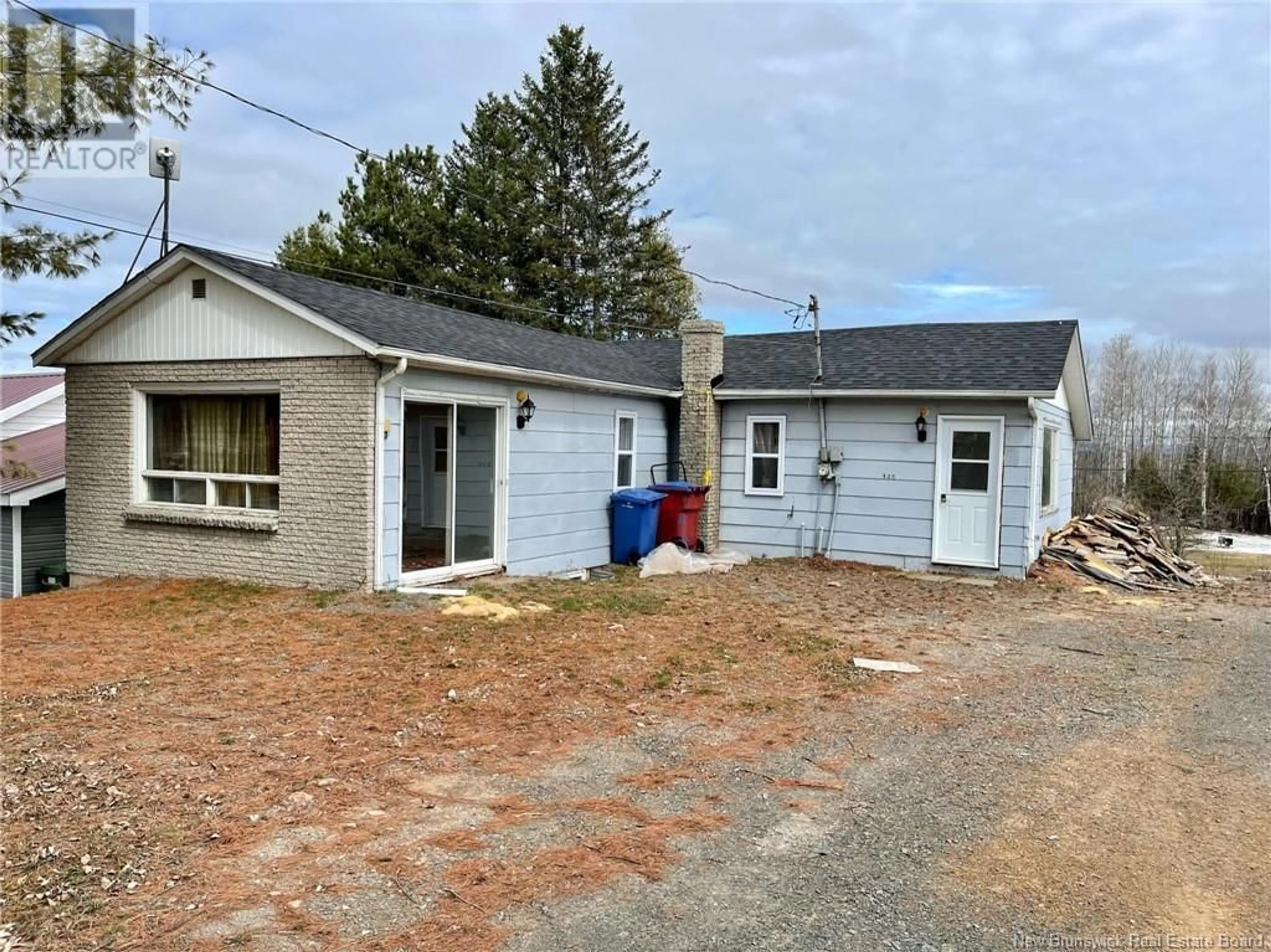 A pic from outside/outdoor area/front of a property/back of a property/a pic from drone, street for 140 Main Street, Plaster Rock New Brunswick E7G2E4