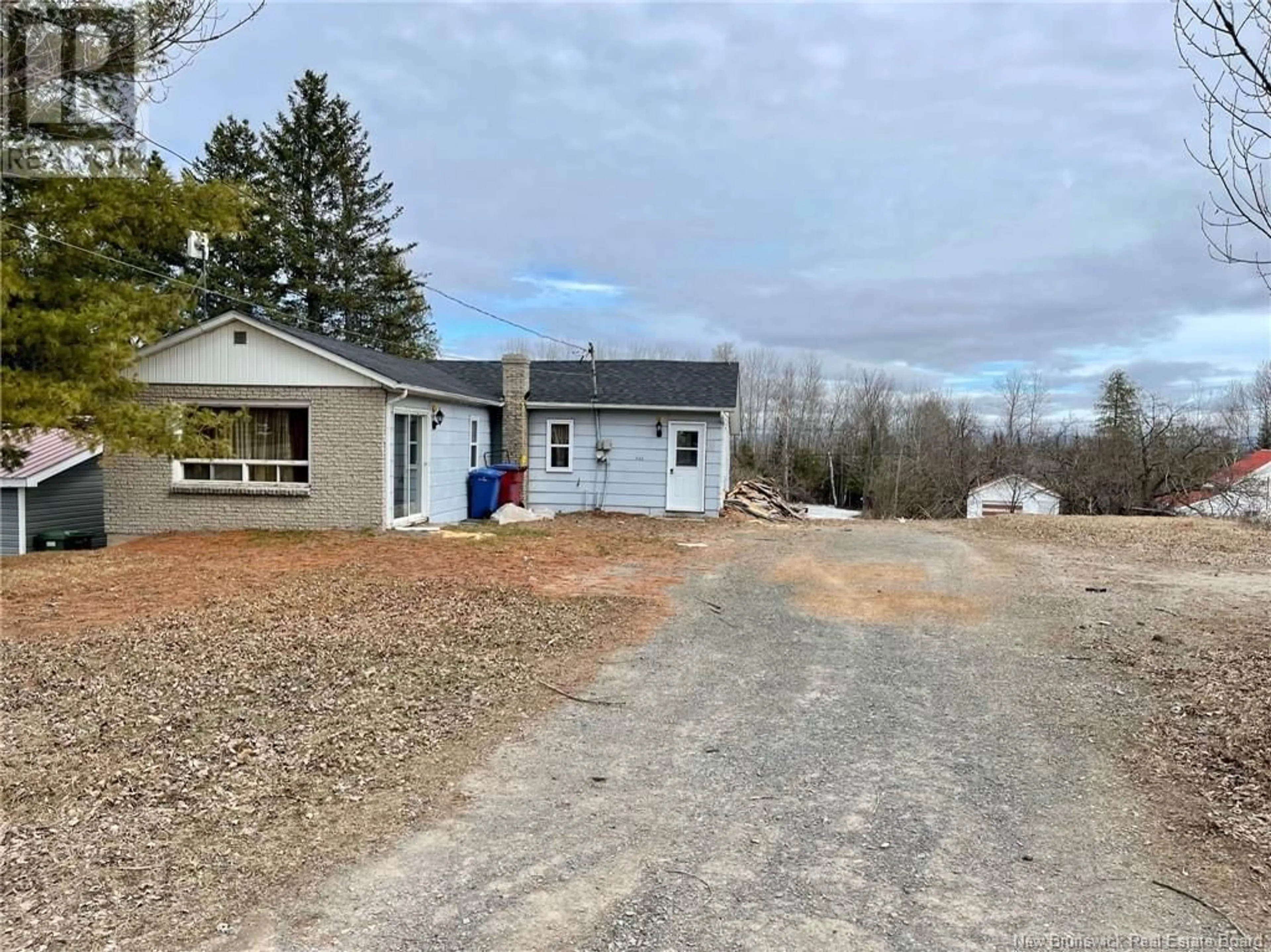 A pic from outside/outdoor area/front of a property/back of a property/a pic from drone, street for 140 Main Street, Plaster Rock New Brunswick E7G2E4