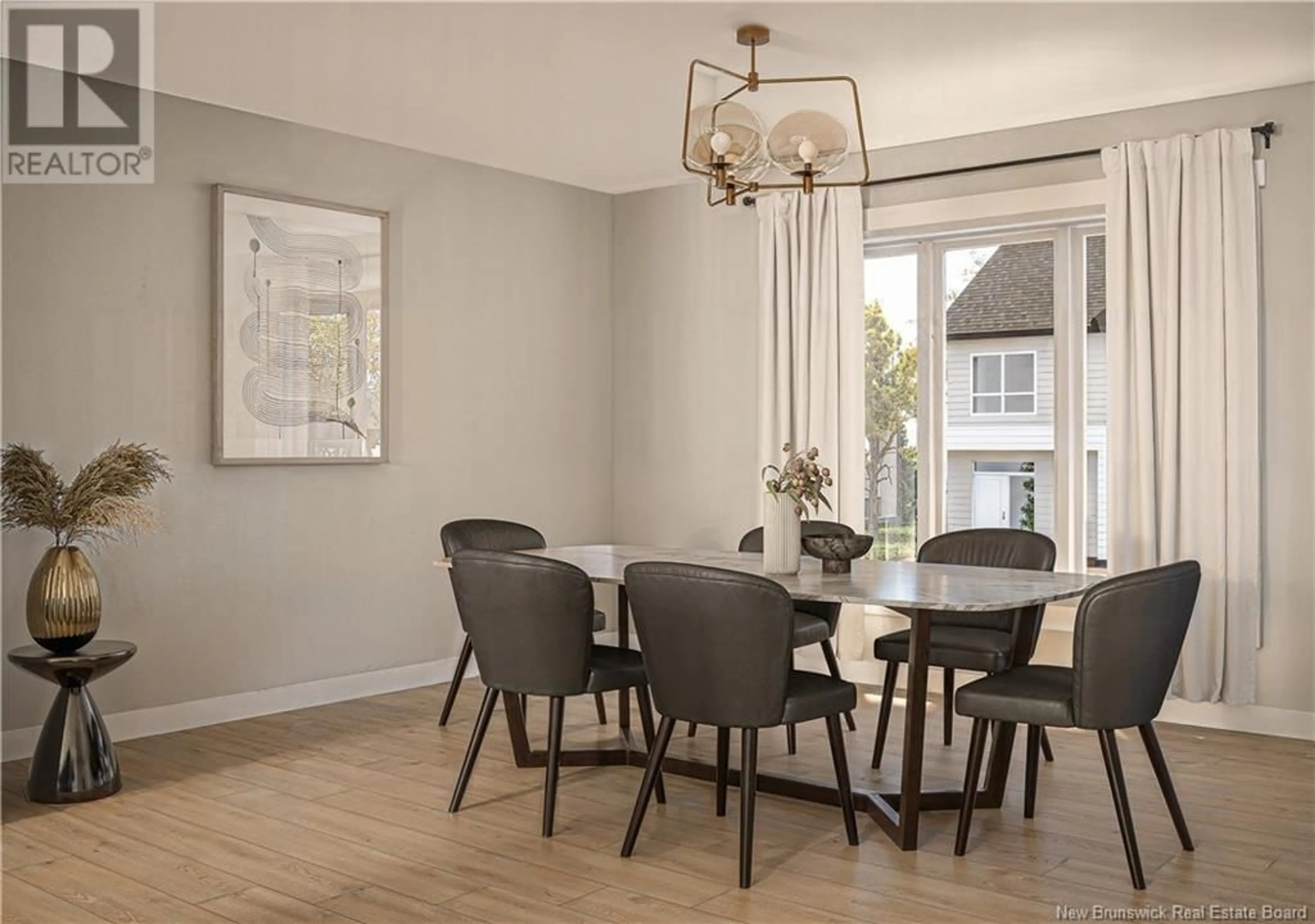 Dining room, wood/laminate floor for 137 Laforest Street, Shediac New Brunswick E4P1G9