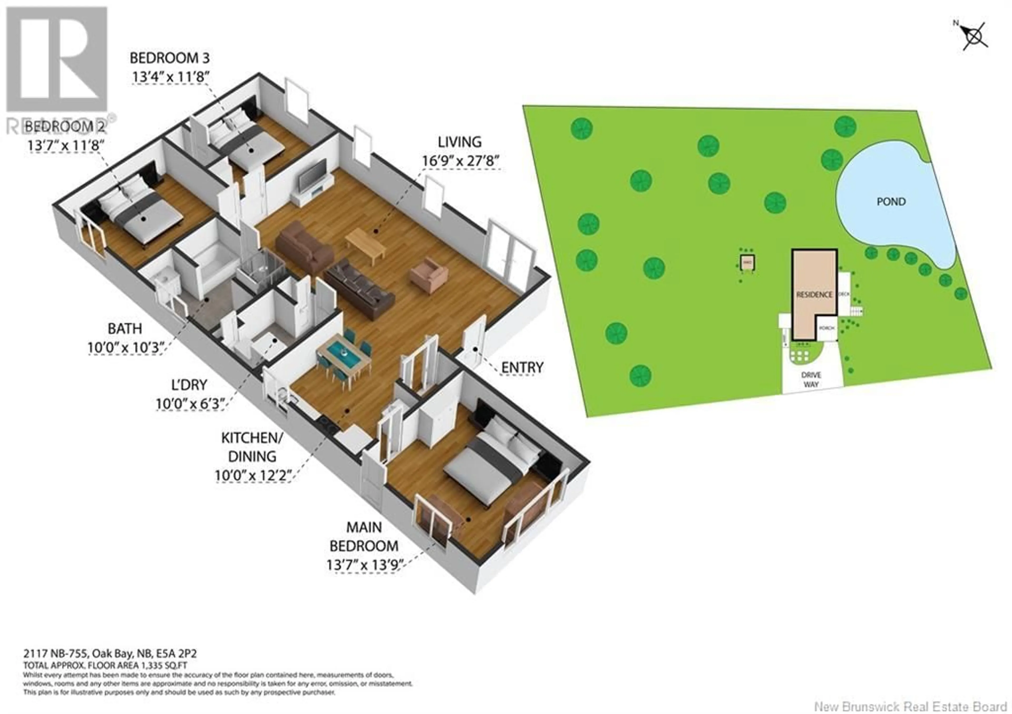 Floor plan for 2117 Route 755, Tower Hill New Brunswick E5A2P2