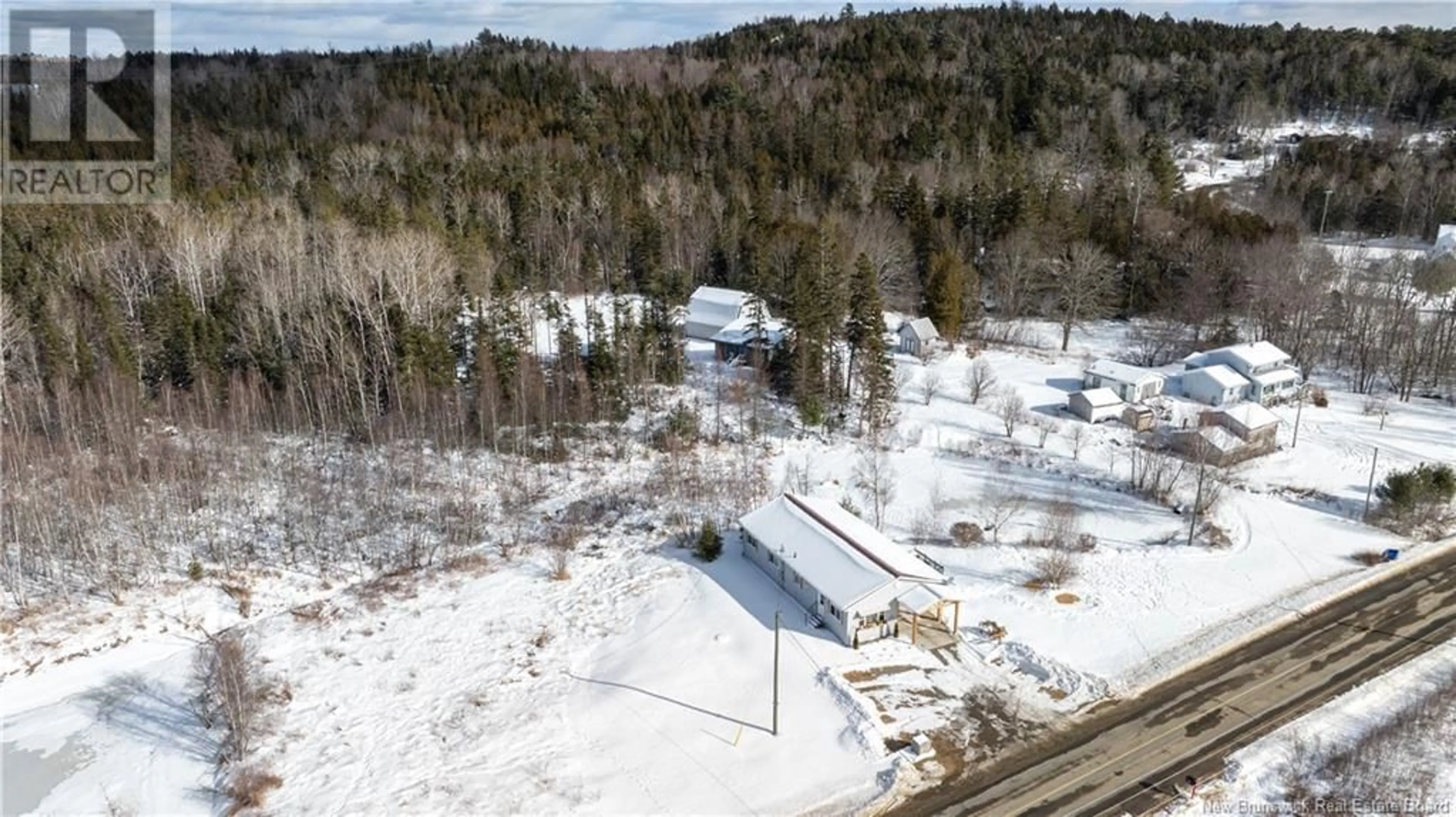 A pic from outside/outdoor area/front of a property/back of a property/a pic from drone, building for 2117 Route 755, Tower Hill New Brunswick E5A2P2