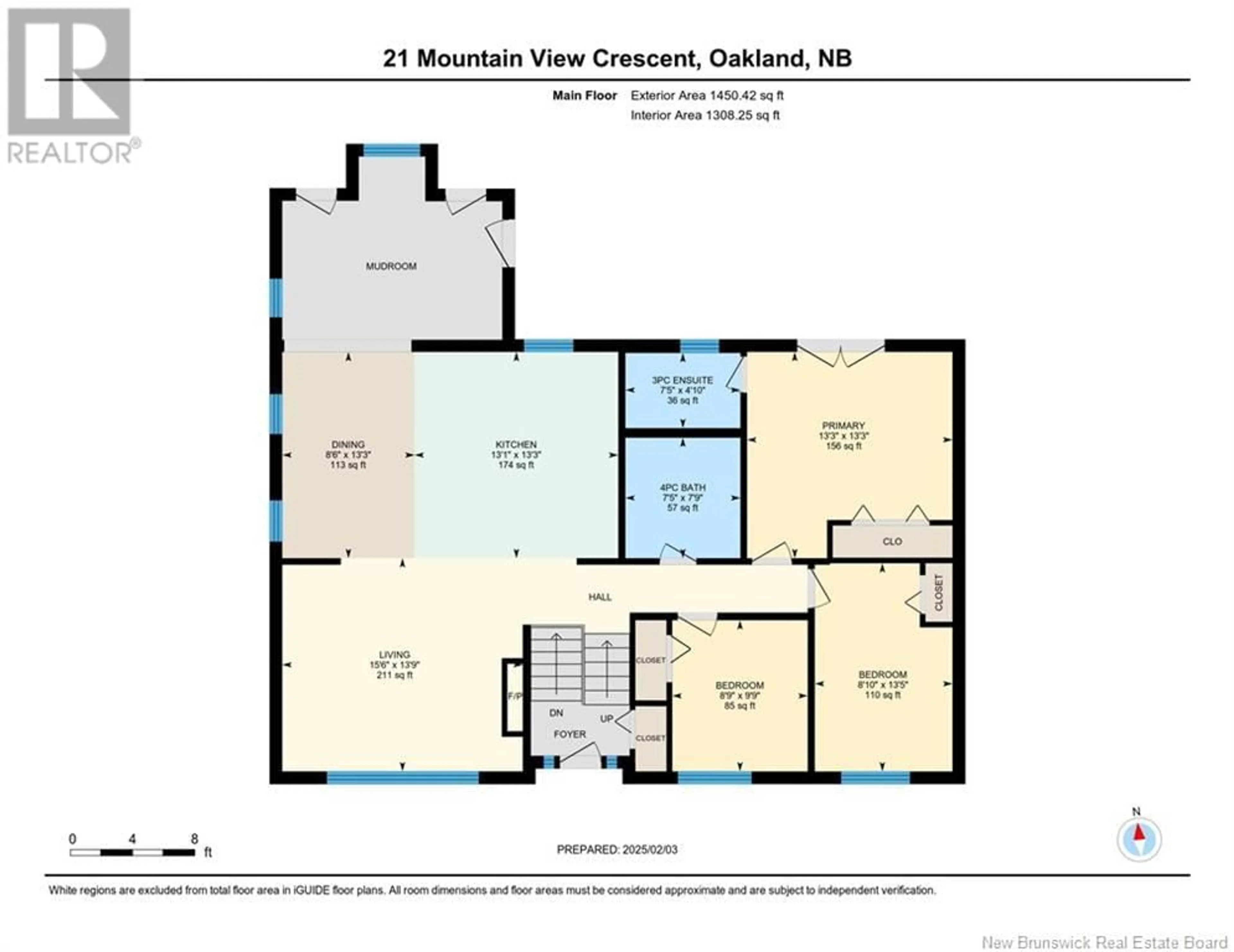 Floor plan for 21 Mountain View Crescent, Oakland New Brunswick E7L2V9