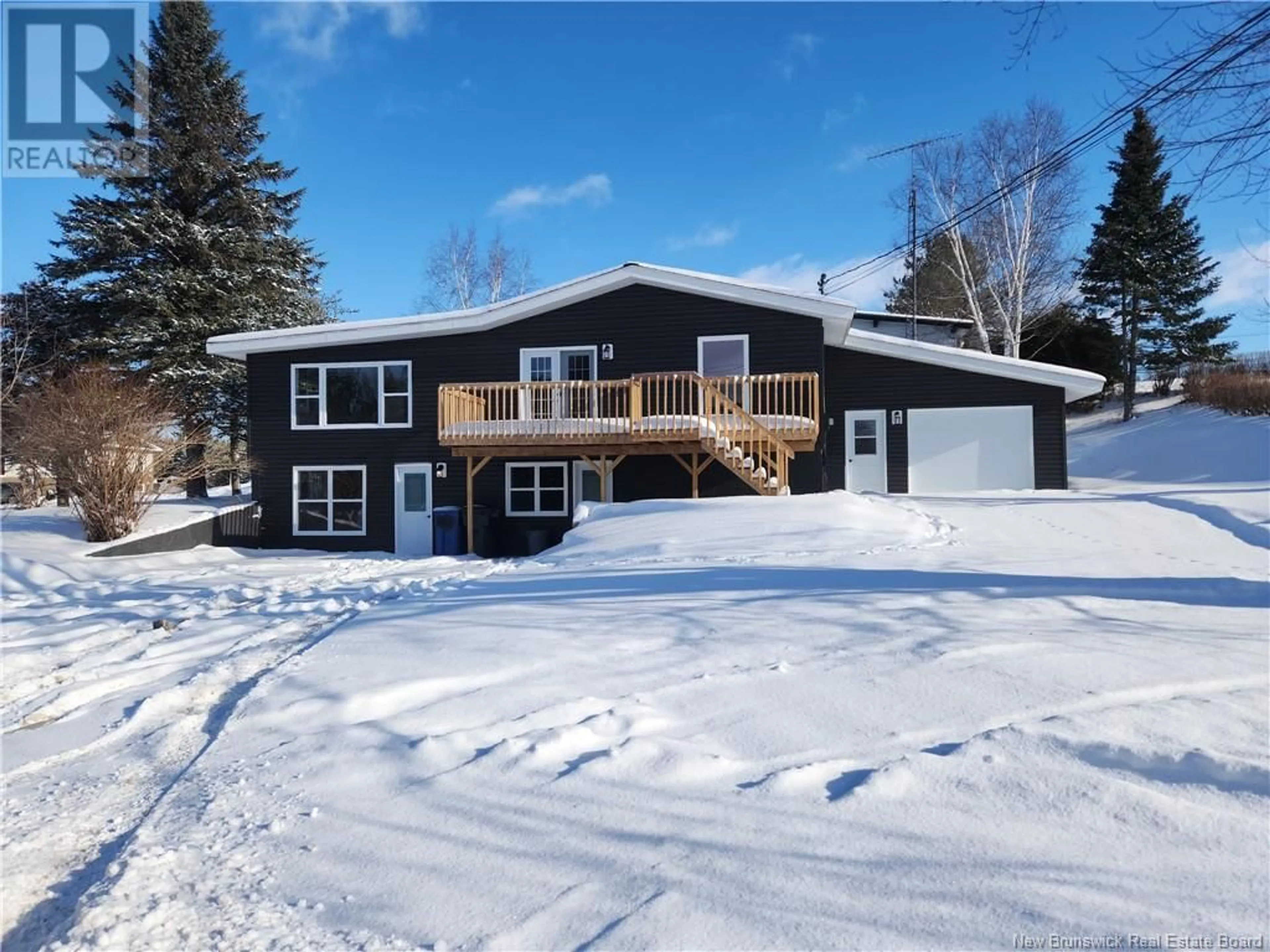 Home with vinyl exterior material, street for 57 McCluskey Terrace, Grand Falls New Brunswick E3Y1E1