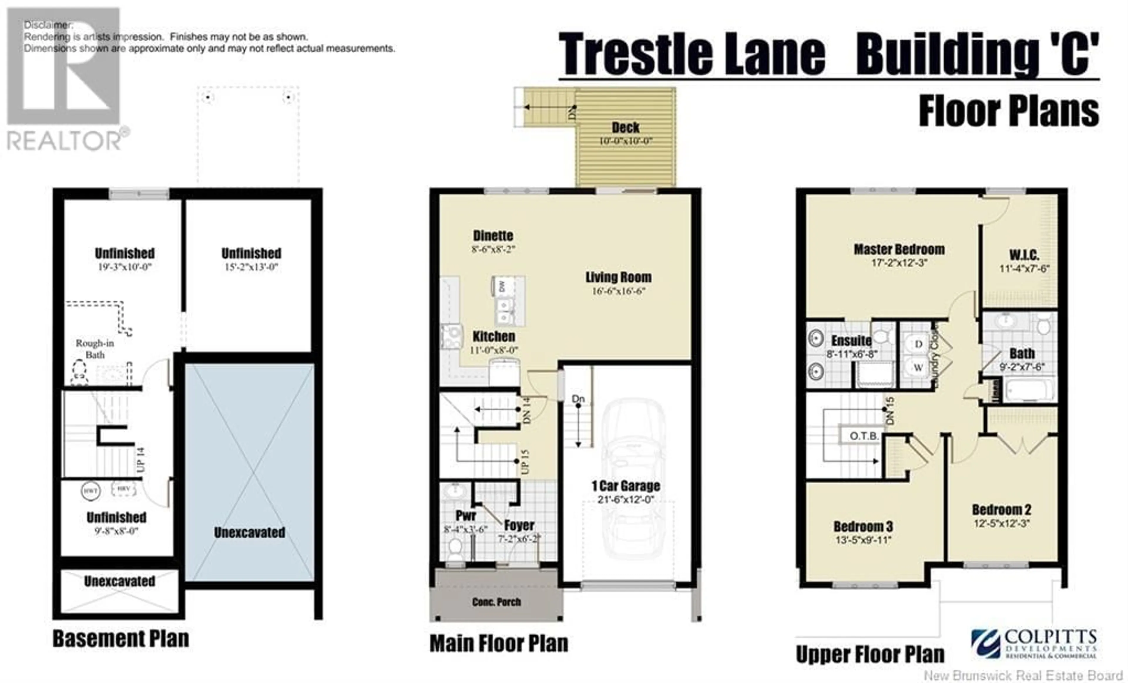 Floor plan for 54 Trestle Lane, Fredericton New Brunswick E3A0H5