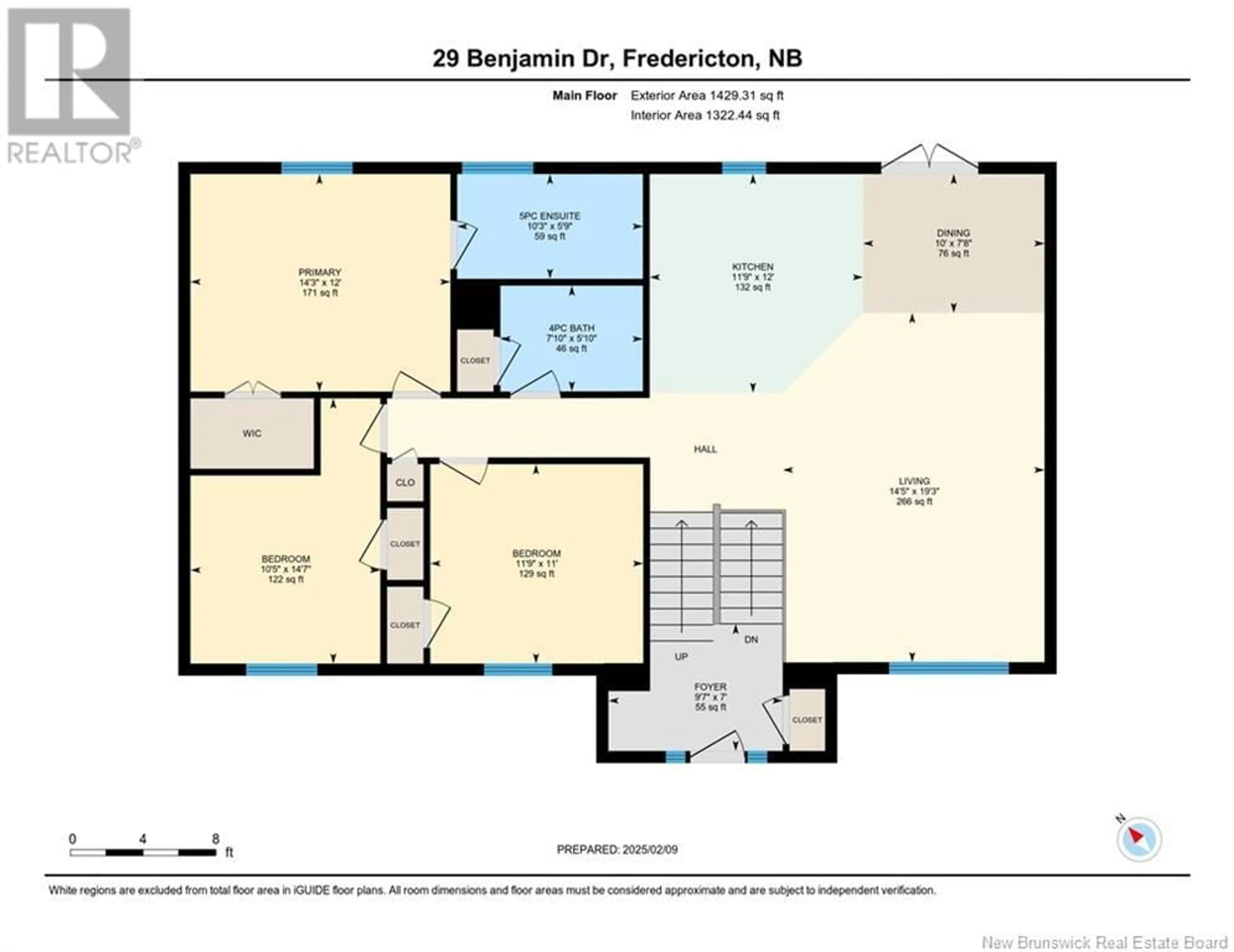 Floor plan for 29 Benjamin Drive, Fredericton New Brunswick E3A9X1