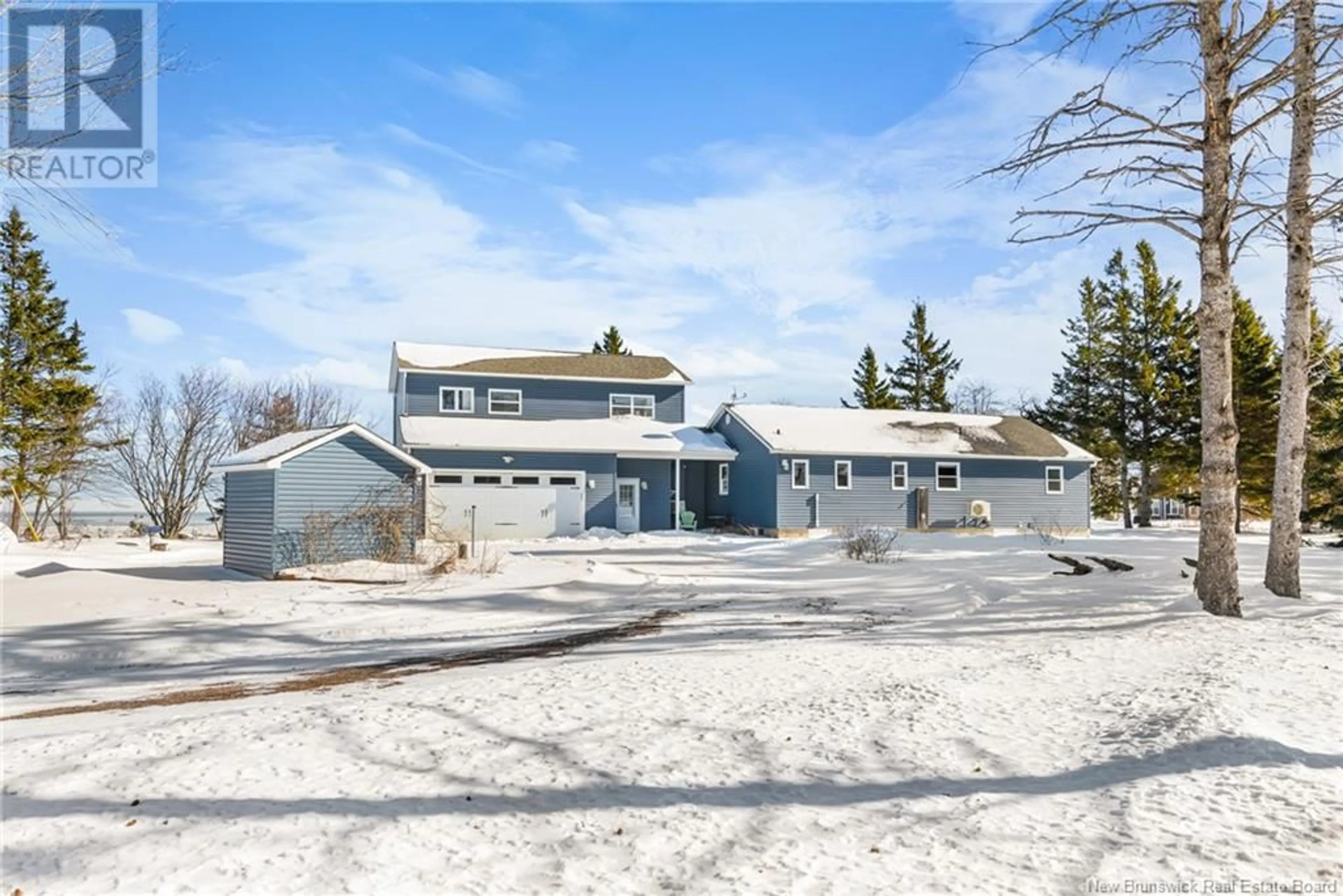 A pic from outside/outdoor area/front of a property/back of a property/a pic from drone, building for 2430 Route 530, Grande-Digue New Brunswick E4R5M7