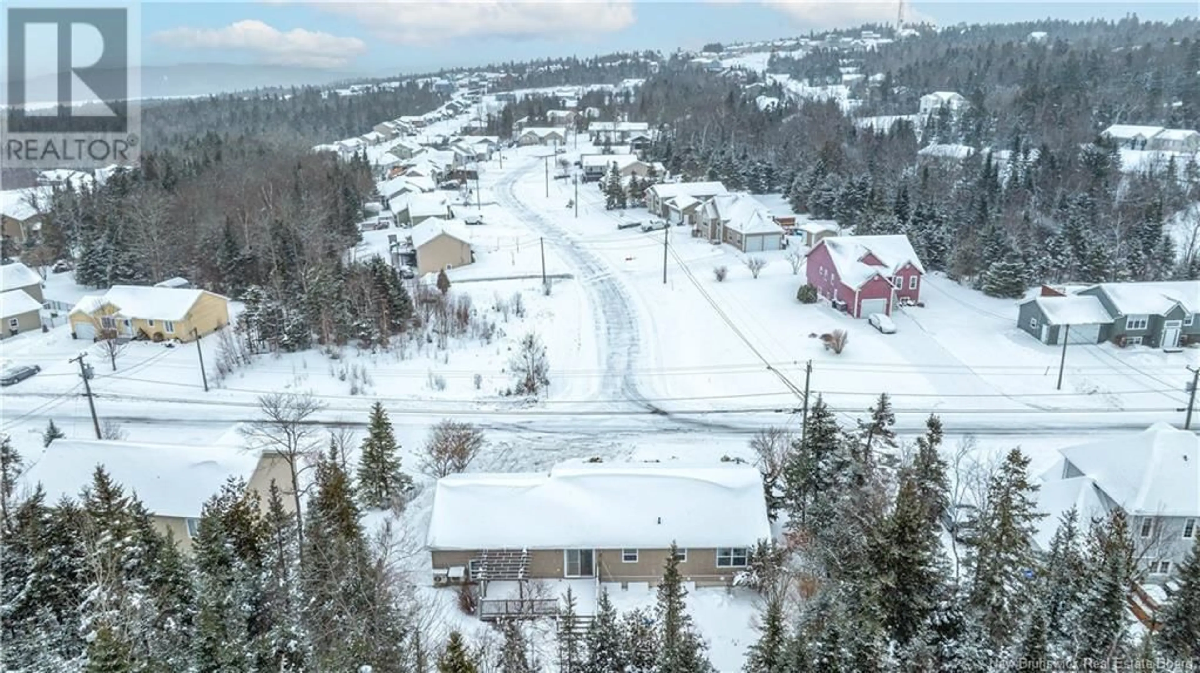 A pic from outside/outdoor area/front of a property/back of a property/a pic from drone, mountain view for 20 Carlton Drive, Quispamsis New Brunswick E2G0C3