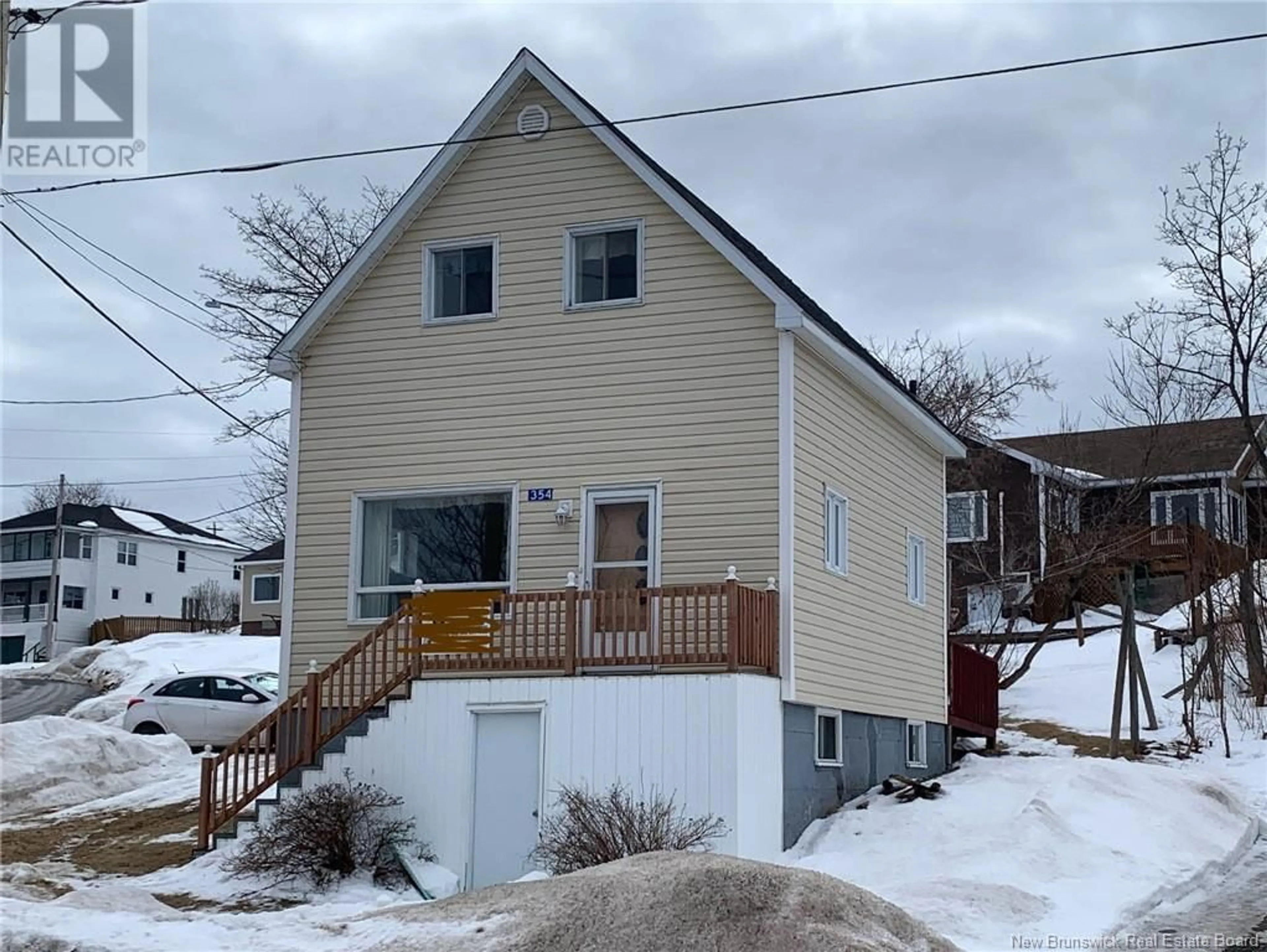 Home with vinyl exterior material, street for 354 Adelaide, Dalhousie New Brunswick E8C1A3