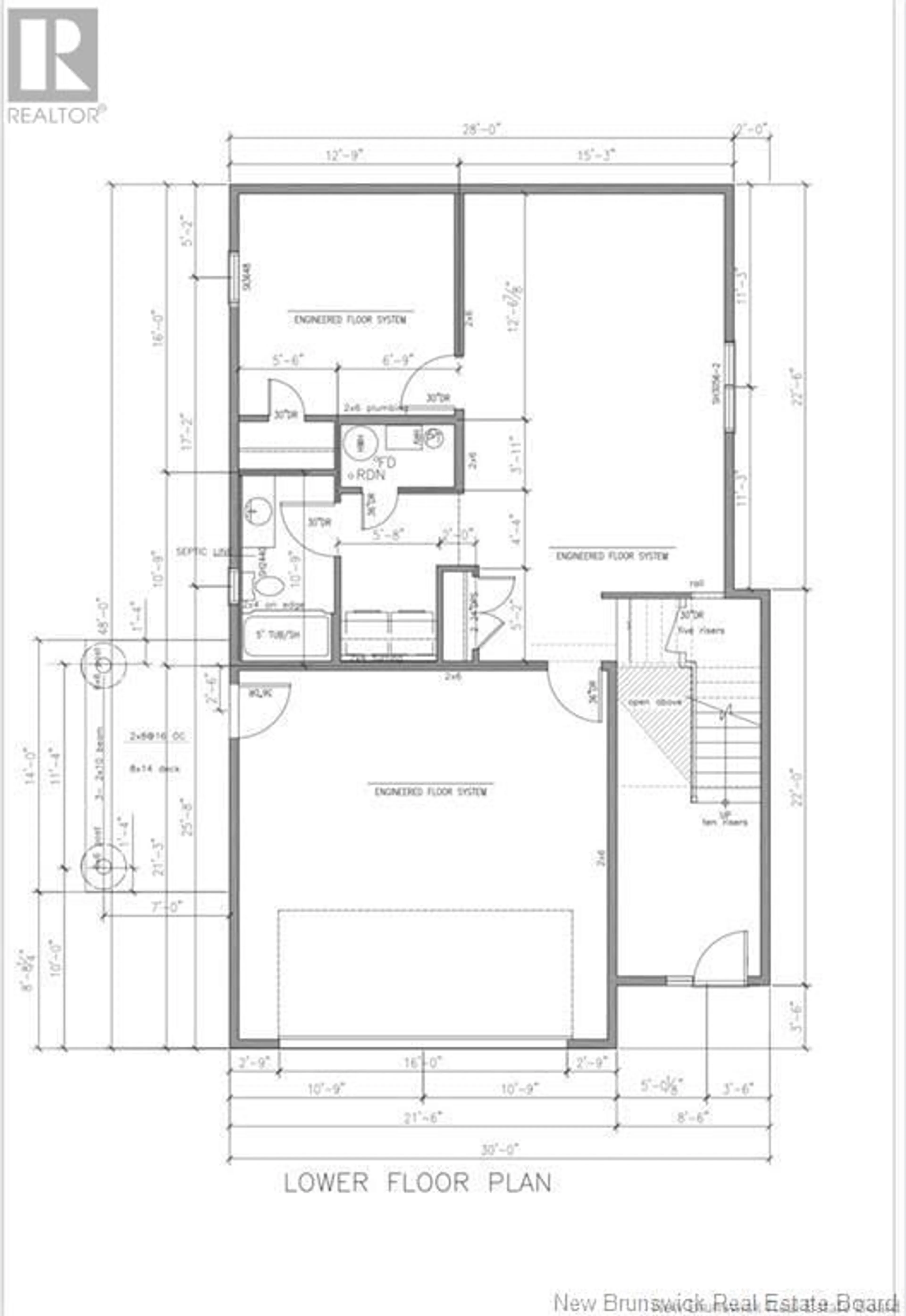 Floor plan for 30 Peabody Road, Rusagonis New Brunswick E3B8Z6