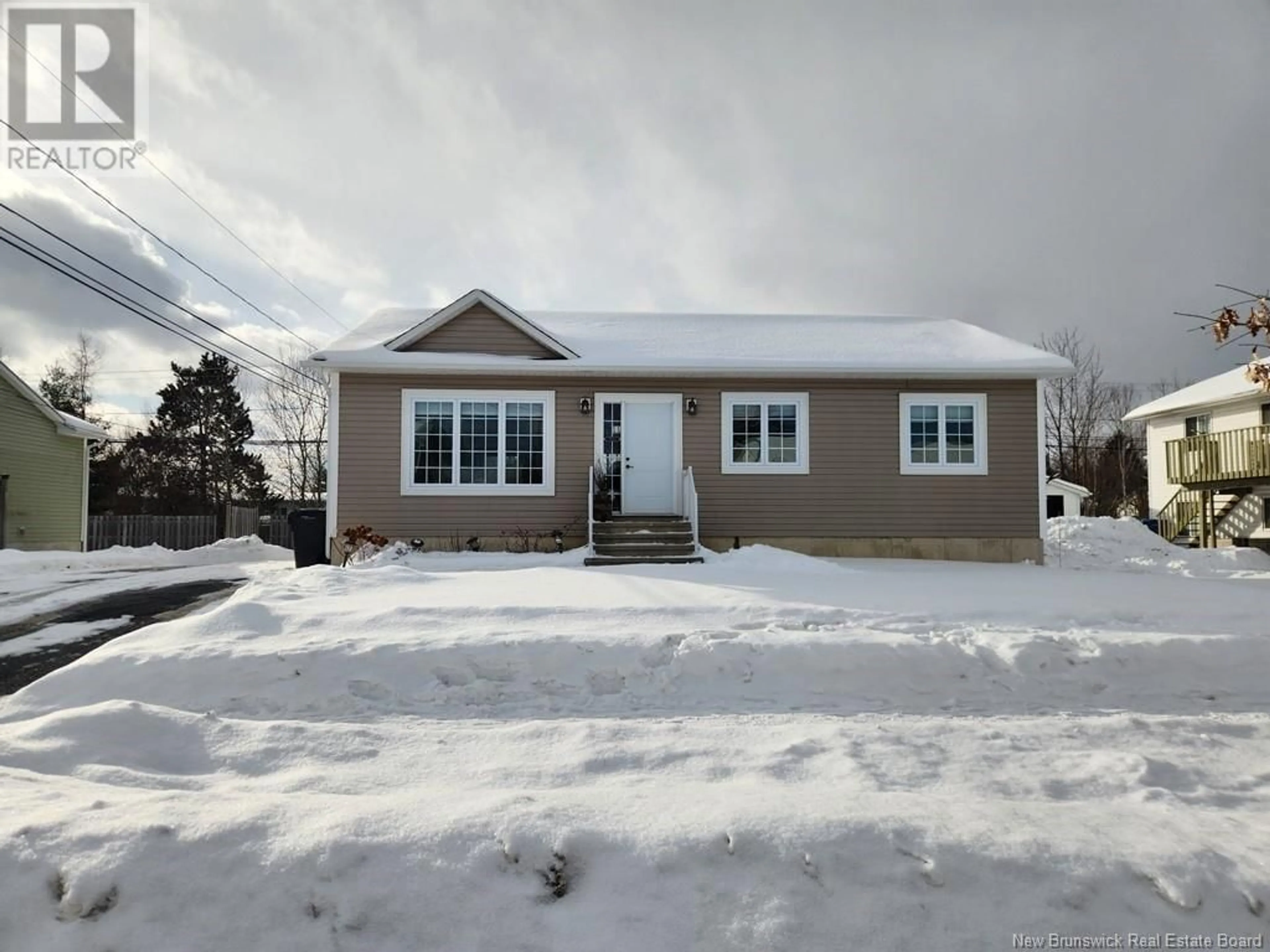 Home with vinyl exterior material, street for 11 Ashley Crescent, Fredericton New Brunswick E3A9N1