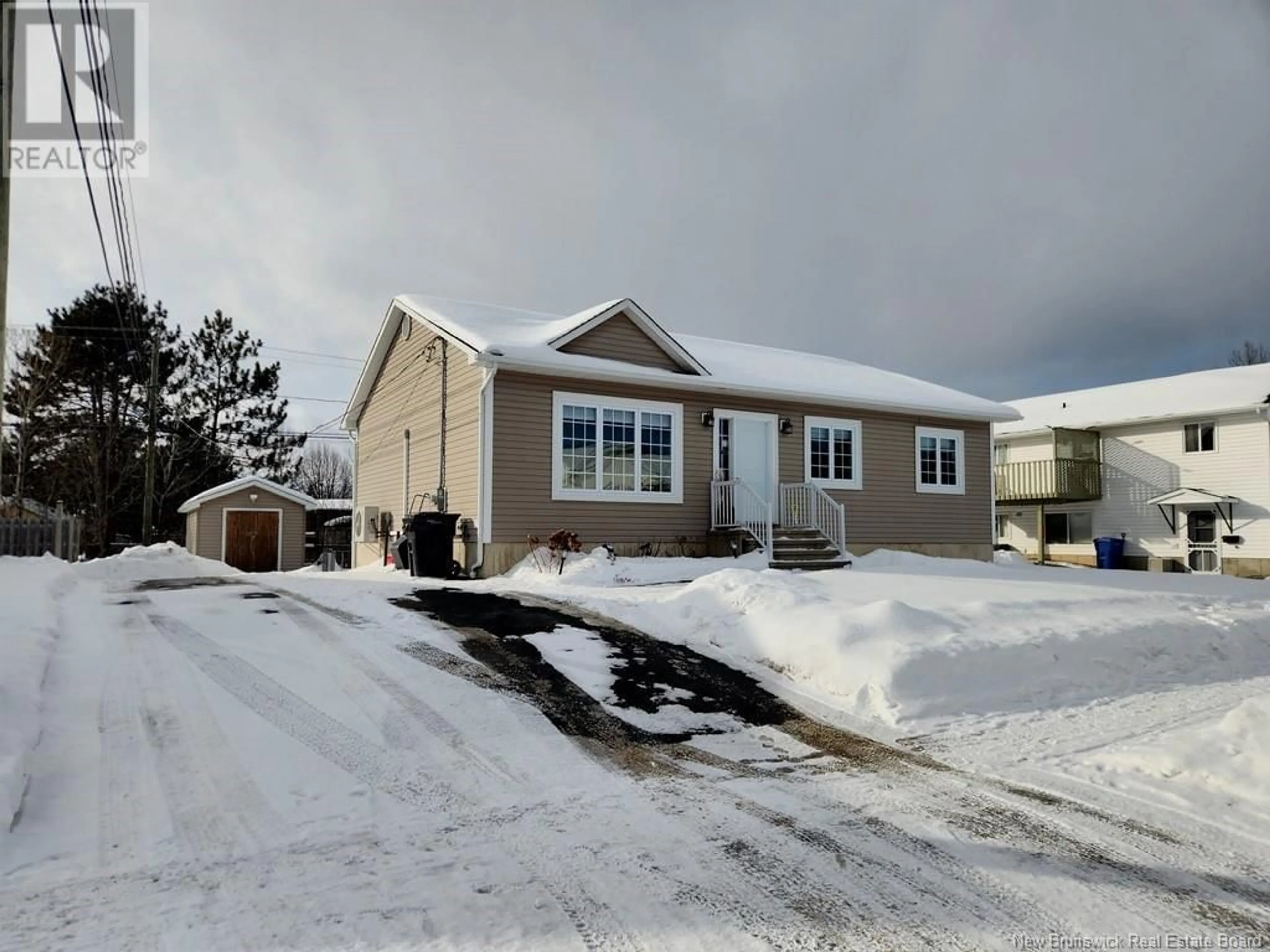 Home with vinyl exterior material, street for 11 Ashley Crescent, Fredericton New Brunswick E3A9N1