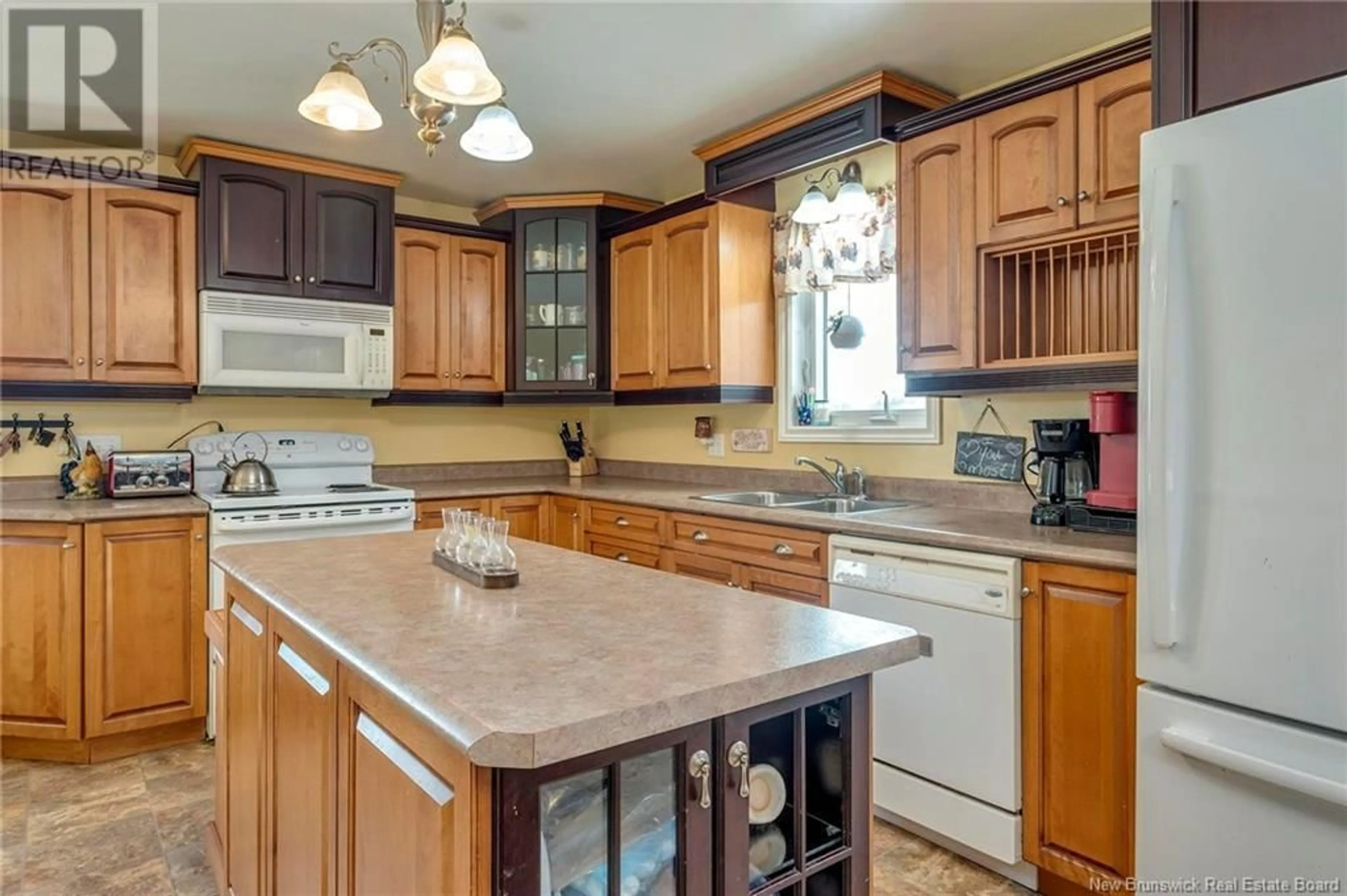Standard kitchen, ceramic/tile floor for 18 PETITE BRANCHE ROAD, Acadieville New Brunswick E4Y1N2