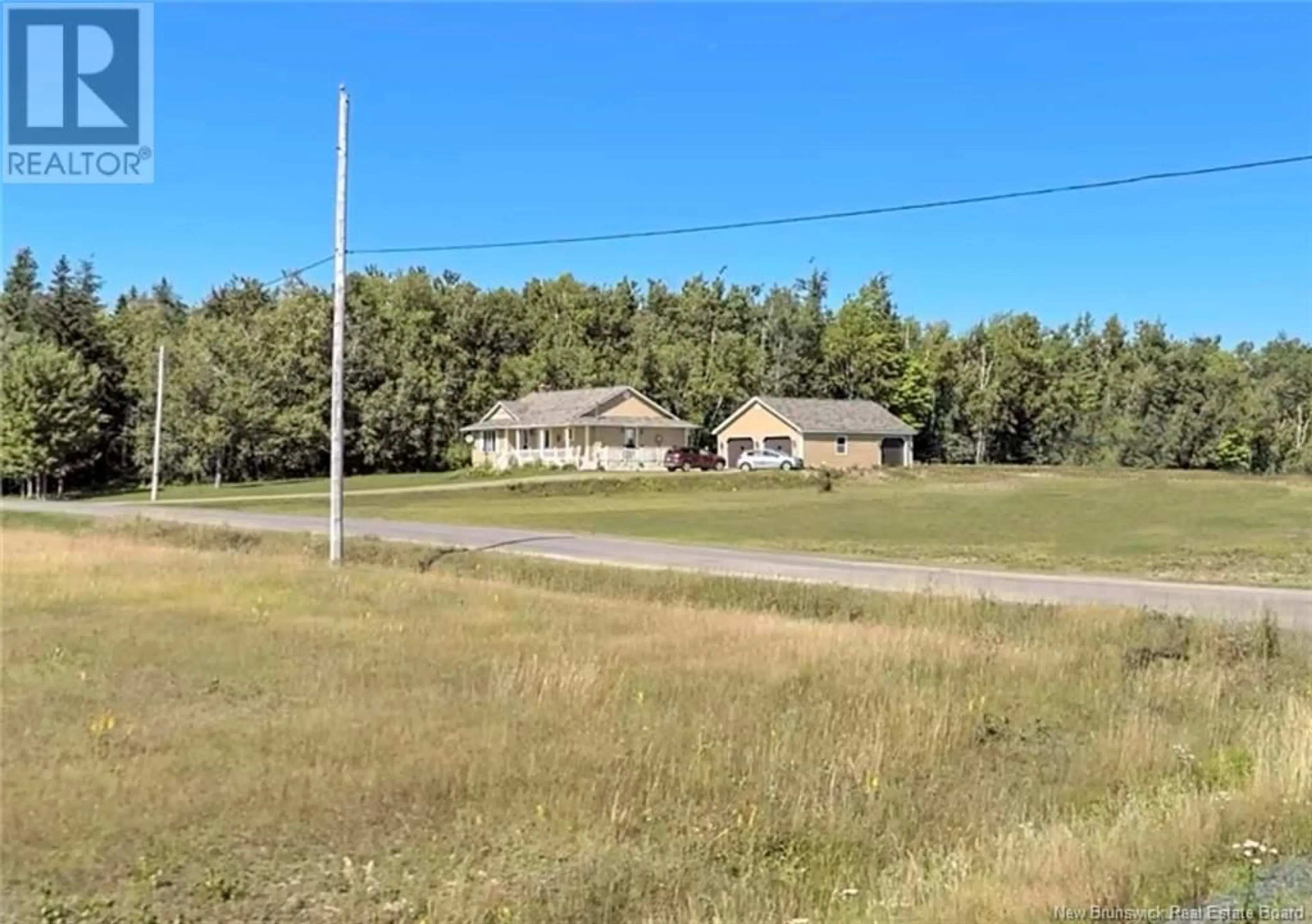 A pic from outside/outdoor area/front of a property/back of a property/a pic from drone, unknown for 18 Petite Branche Road, Acadieville New Brunswick E4Y1N2