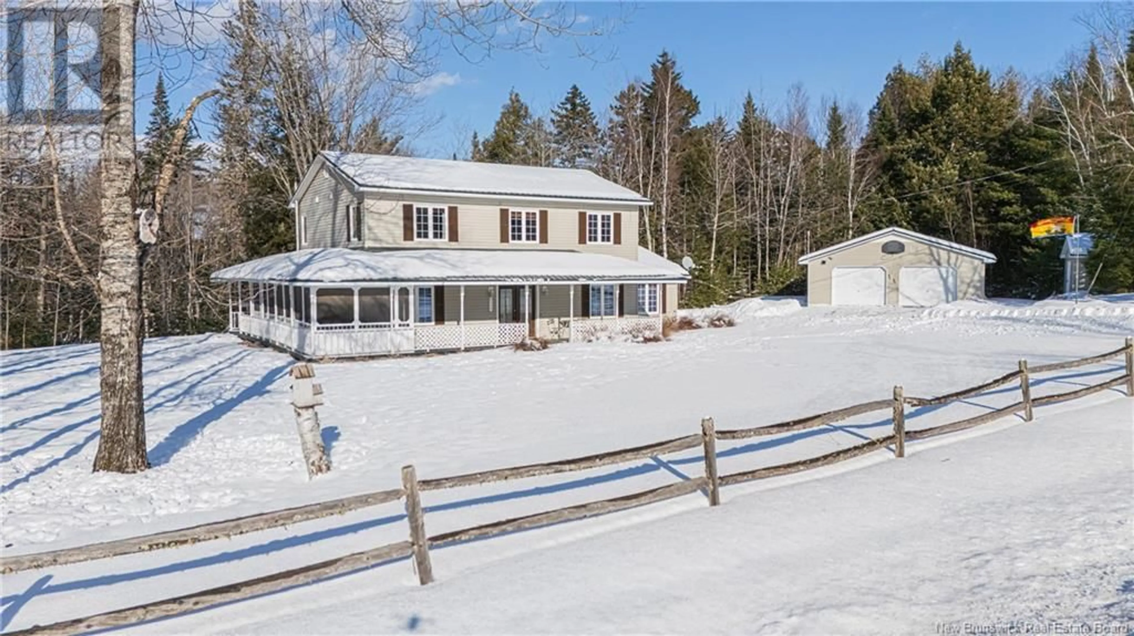 A pic from outside/outdoor area/front of a property/back of a property/a pic from drone, unknown for 442 Whittaker Road, Rusagonis New Brunswick E3B7Z4