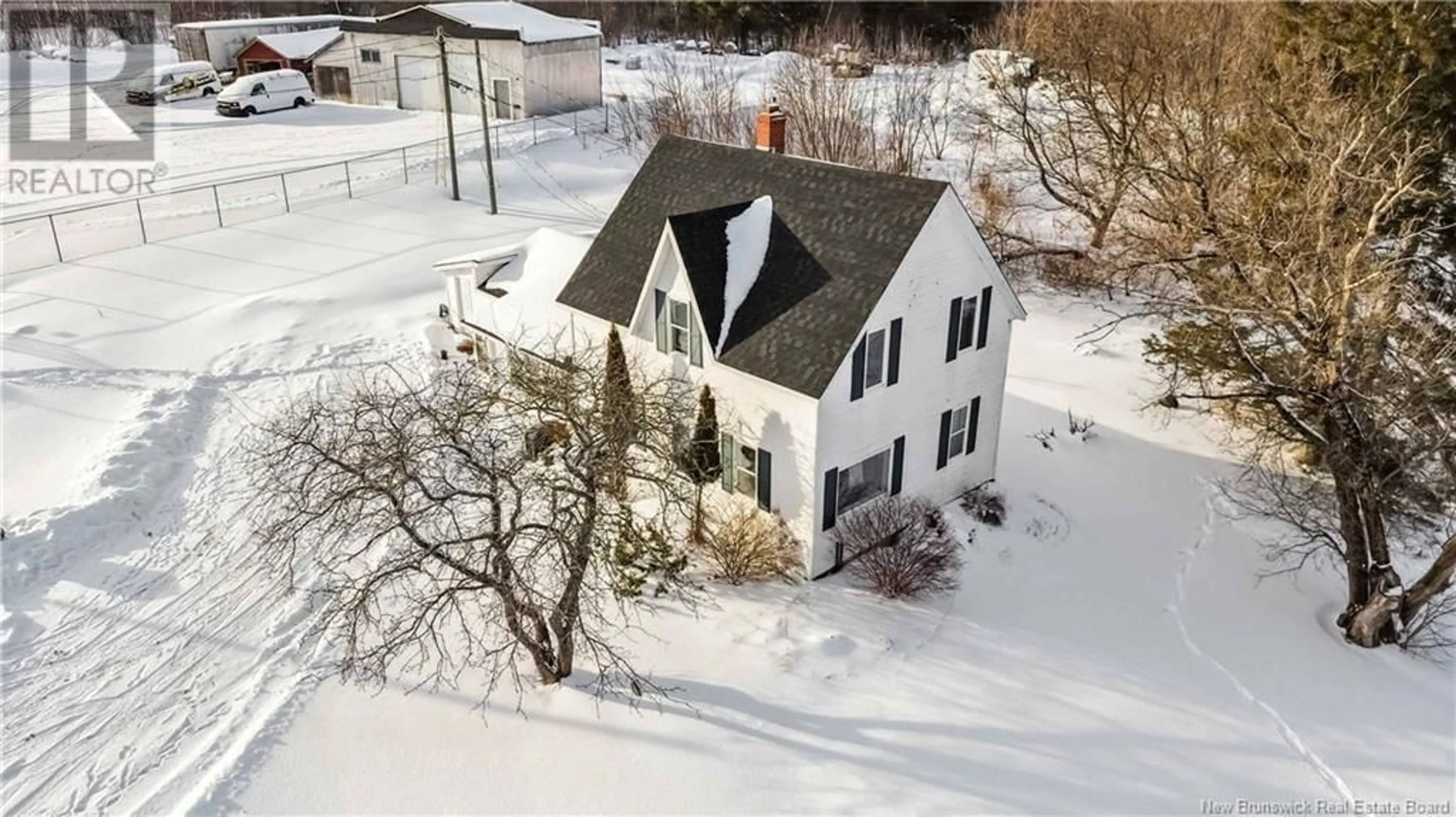 A pic from outside/outdoor area/front of a property/back of a property/a pic from drone, street for 1029 McLeod Hill Road, McLeod Hill New Brunswick E3A6H8