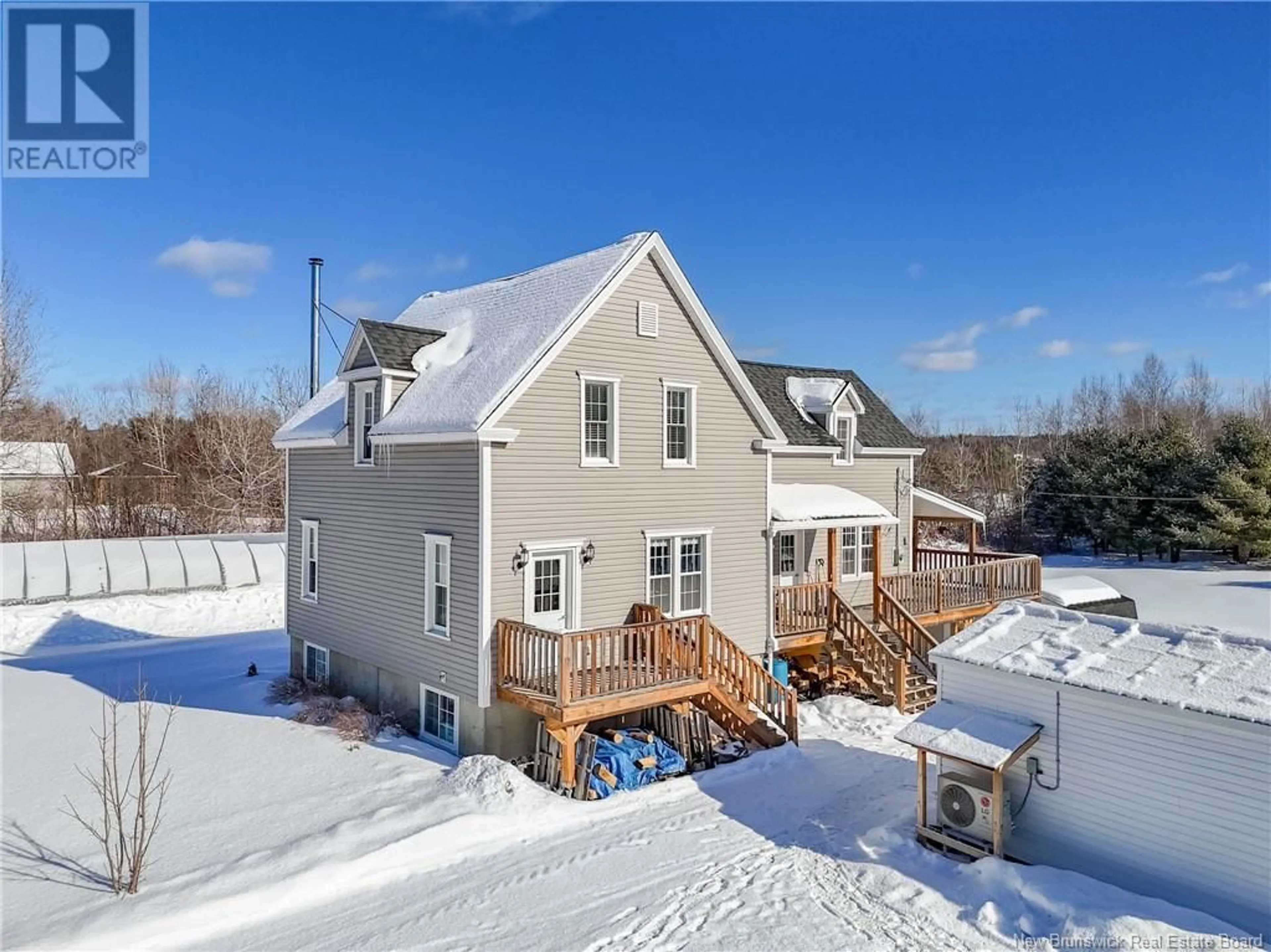 A pic from outside/outdoor area/front of a property/back of a property/a pic from drone, unknown for 1322 ROUTE 148, Durham Bridge New Brunswick E6C1K4