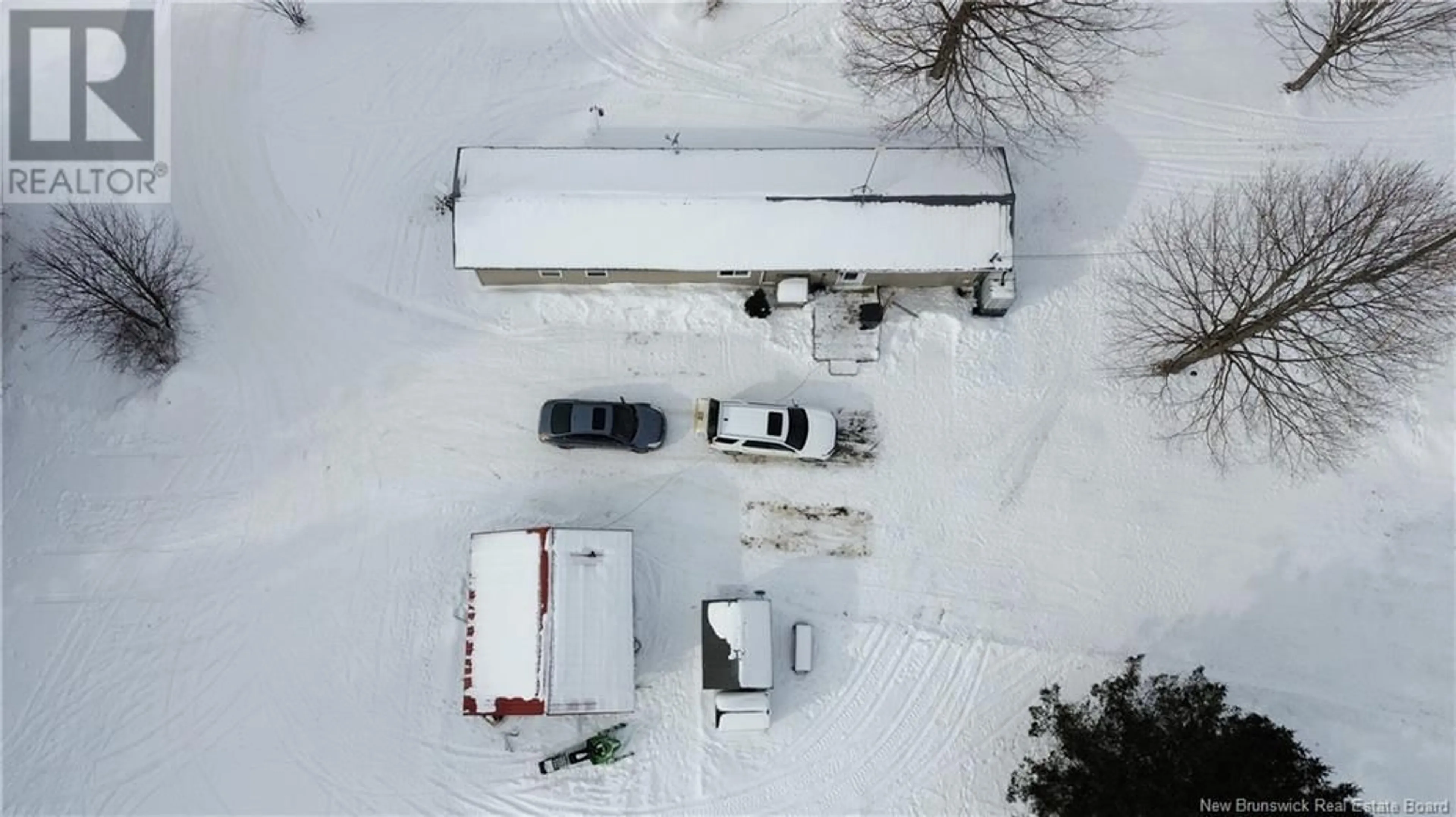 A pic from outside/outdoor area/front of a property/back of a property/a pic from drone, street for 79 Faulkner Road, Belleville New Brunswick E7M5V9