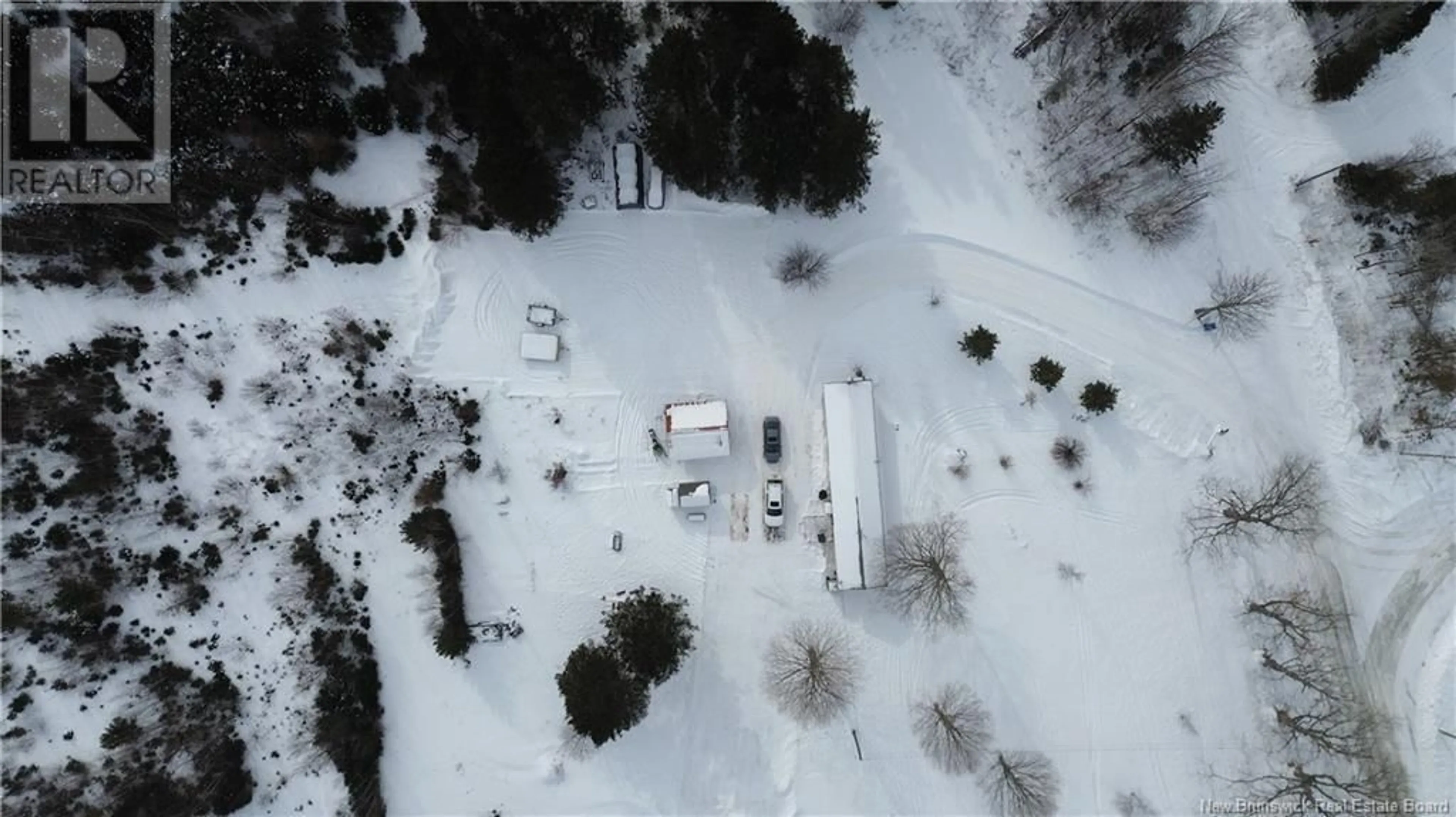 A pic from outside/outdoor area/front of a property/back of a property/a pic from drone, street for 79 Faulkner Road, Belleville New Brunswick E7M5V9