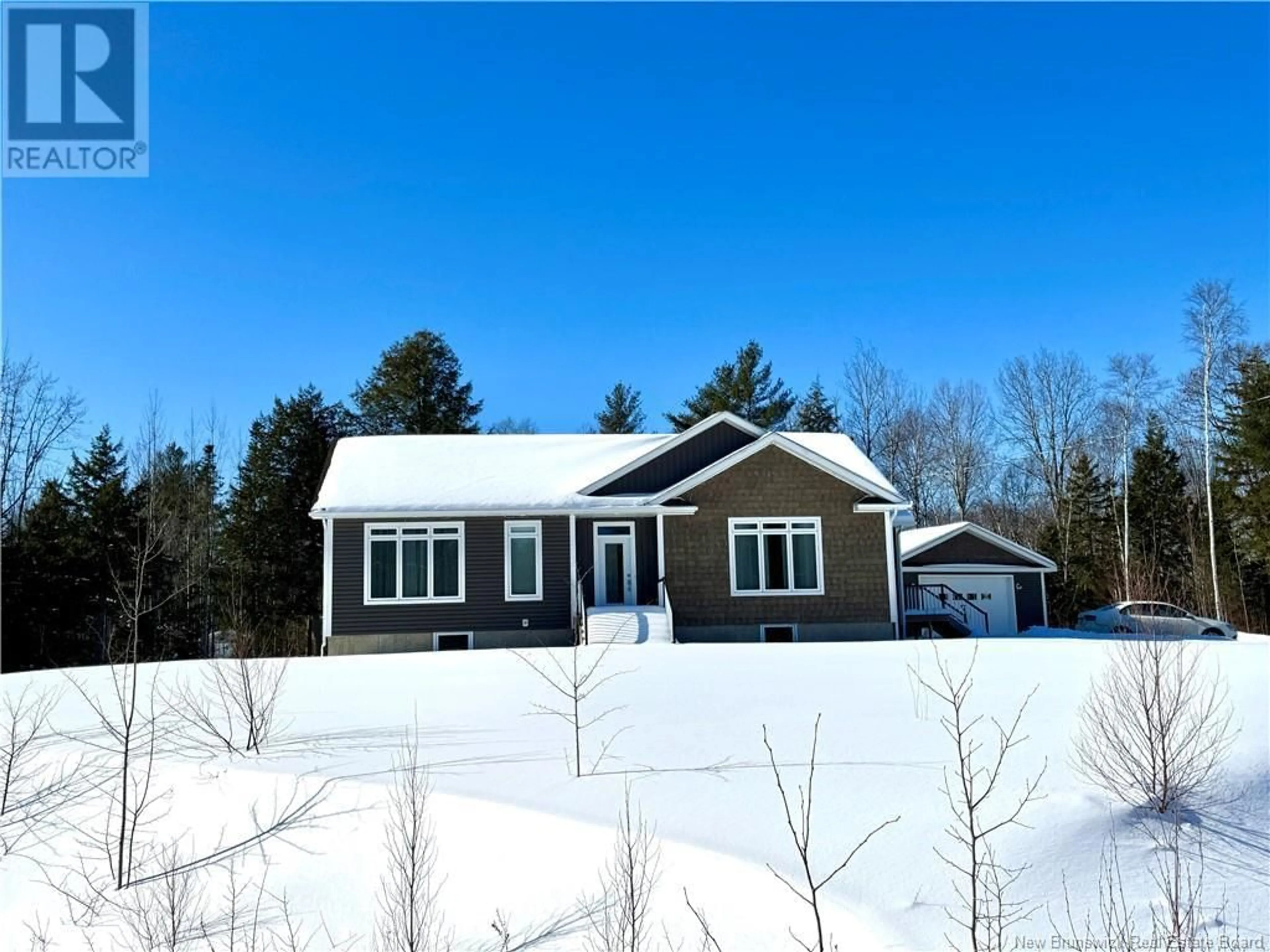 Home with vinyl exterior material, street for 28 Shade Tree Lane, Burton New Brunswick E2V0M3