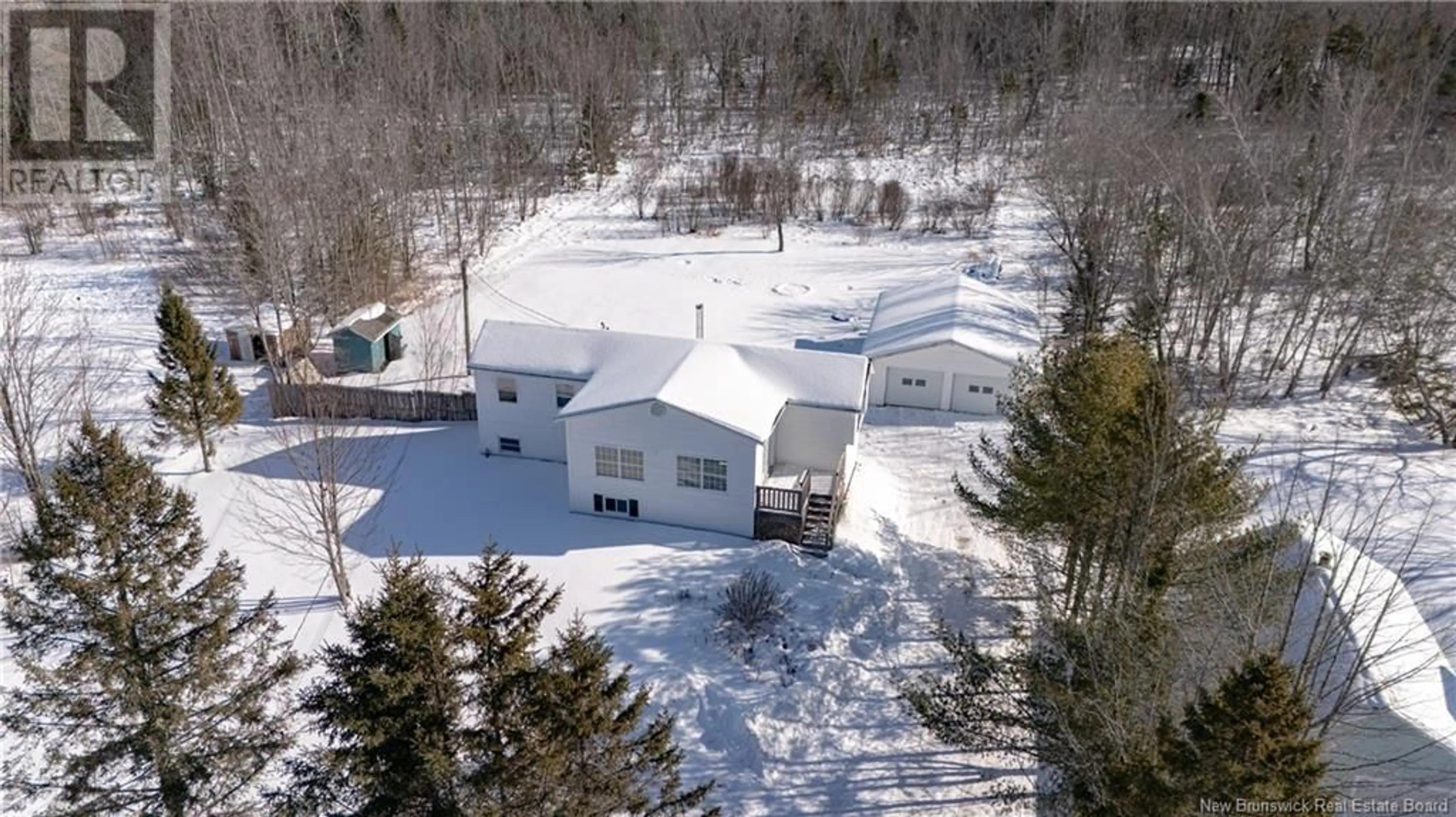 A pic from outside/outdoor area/front of a property/back of a property/a pic from drone, unknown for 547 Nevers Road, Waasis New Brunswick E3B9C9