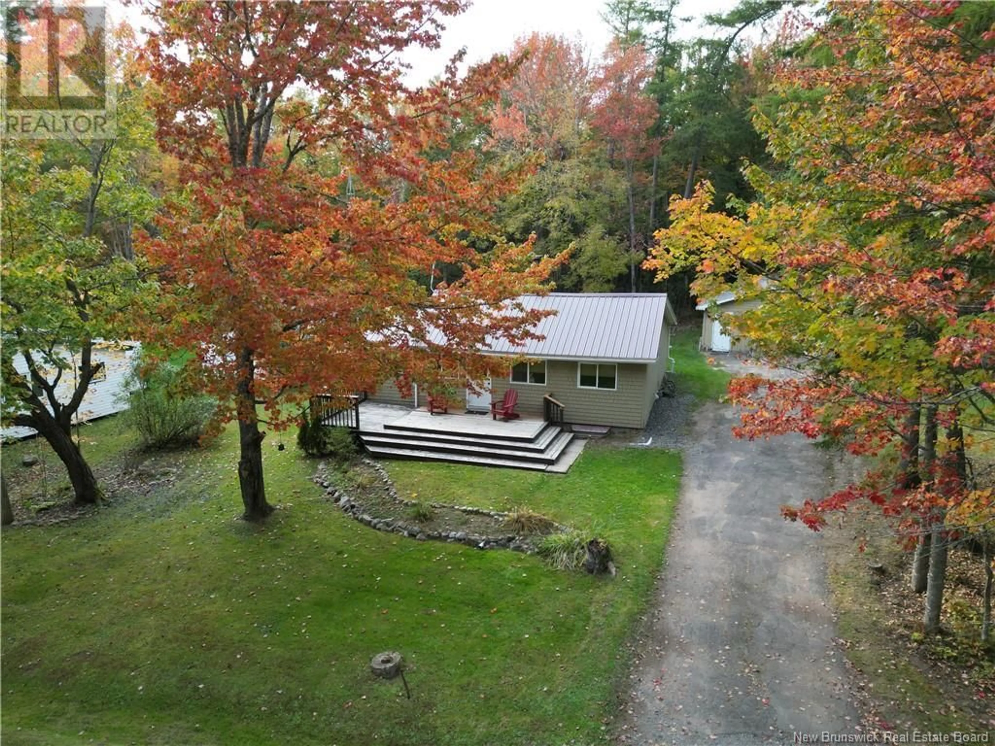 A pic from outside/outdoor area/front of a property/back of a property/a pic from drone, unknown for 222 Lake Road, Lake George New Brunswick E6K3N1