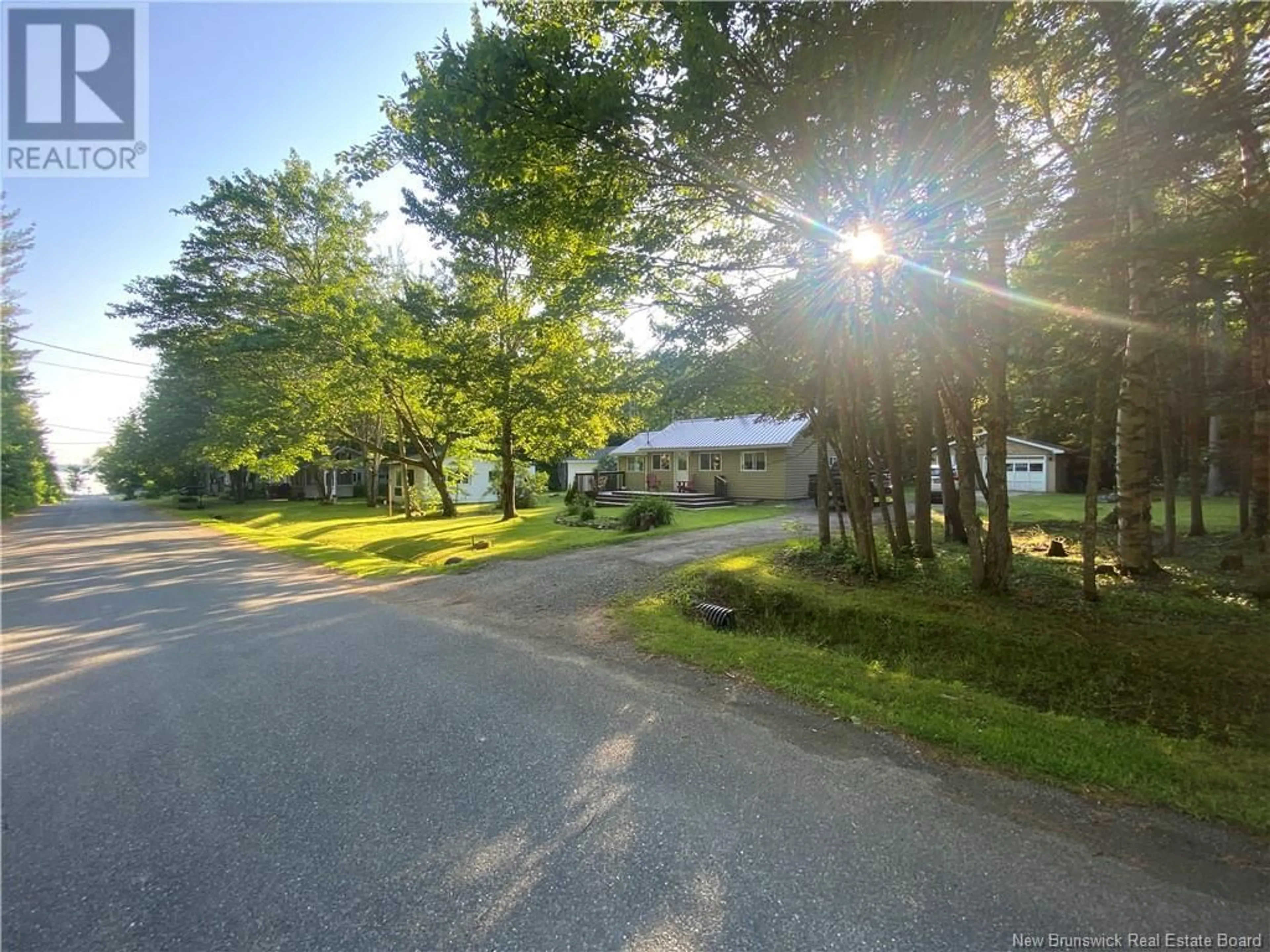 A pic from outside/outdoor area/front of a property/back of a property/a pic from drone, unknown for 222 Lake Road, Lake George New Brunswick E6K3N1