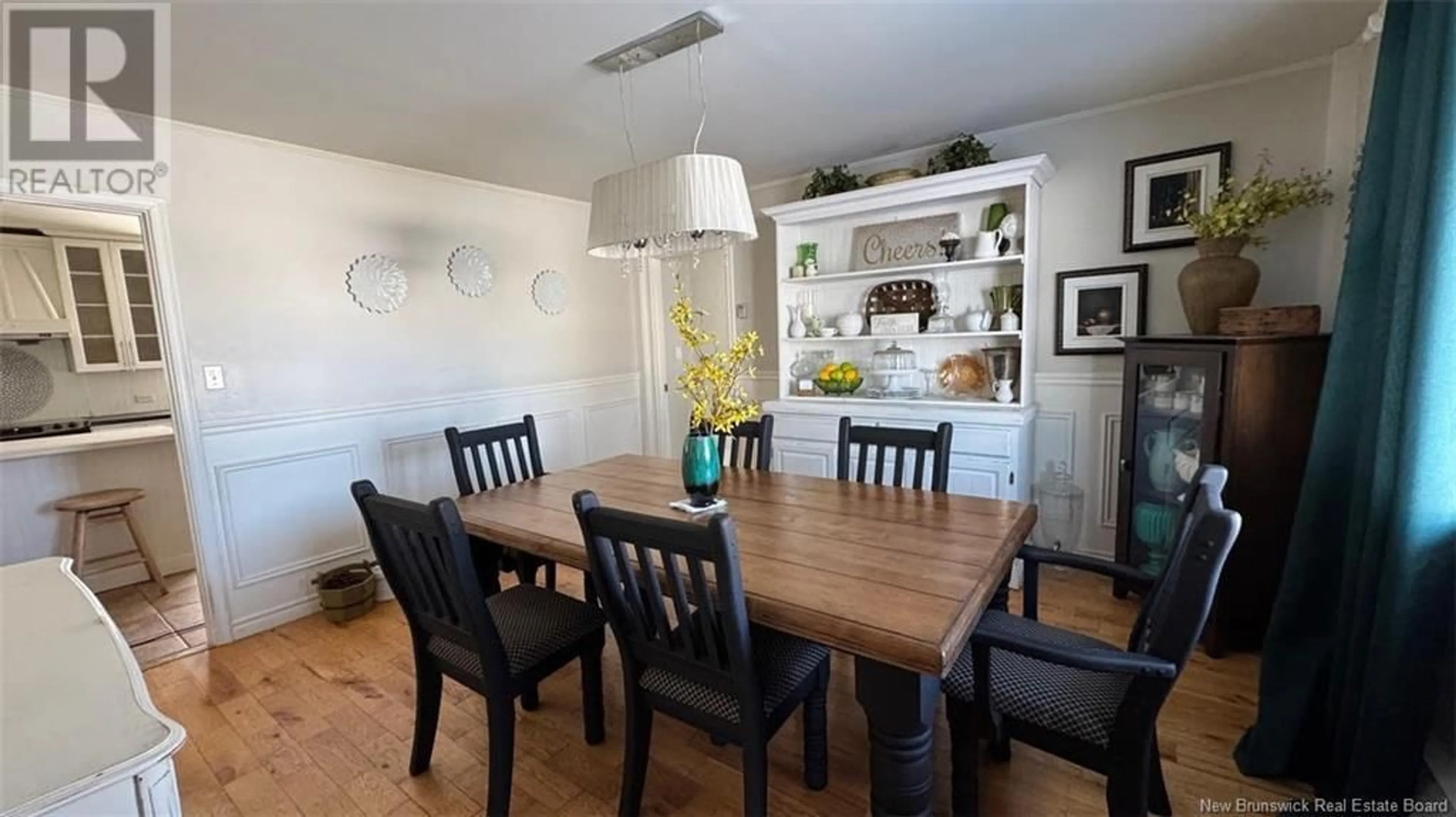 Dining room, wood/laminate floor for 588 Principal Street, Clair New Brunswick E7A2G9