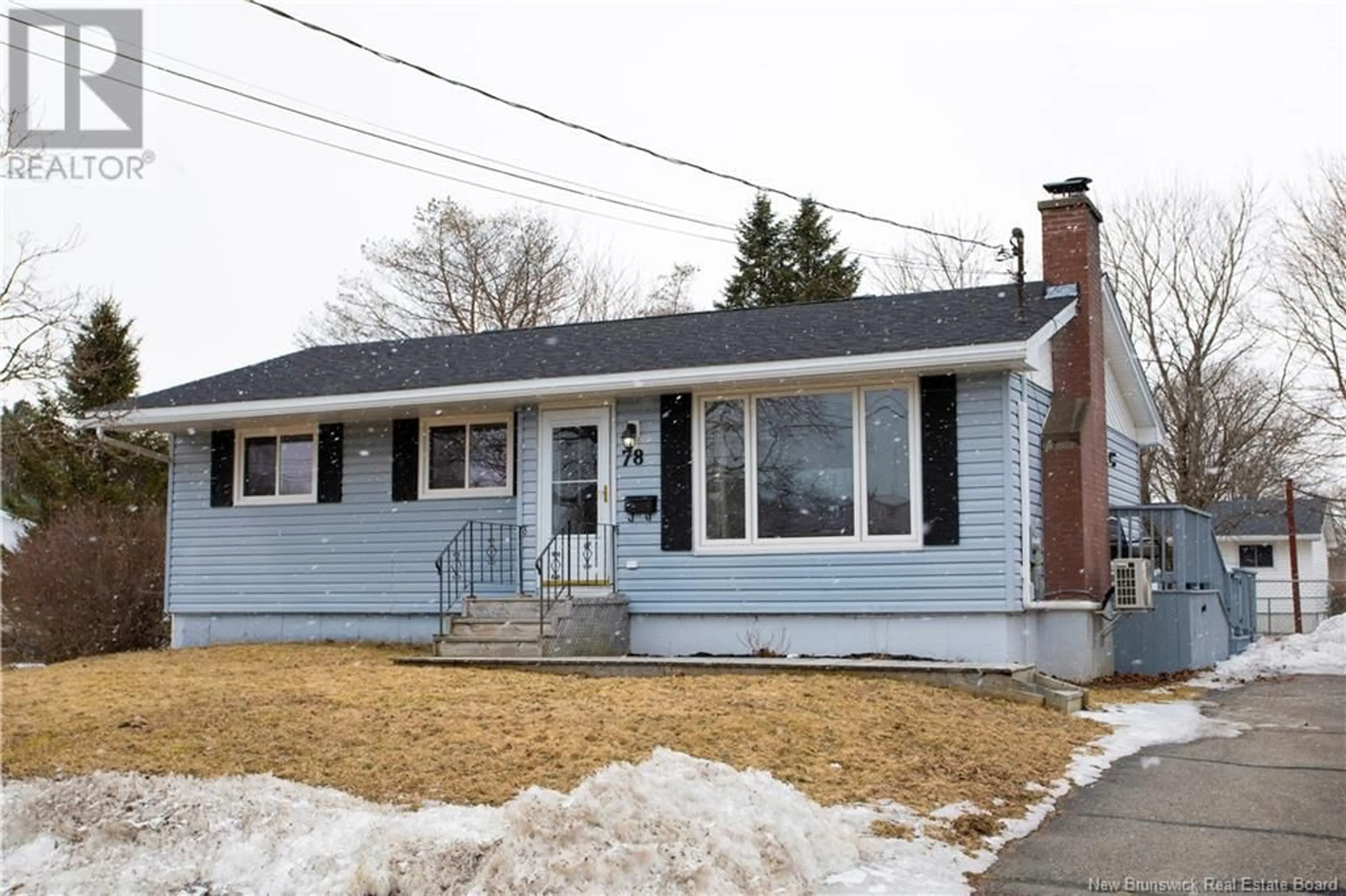 Home with vinyl exterior material, street for 78 Sherwood Drive, Saint John New Brunswick E2J3H8