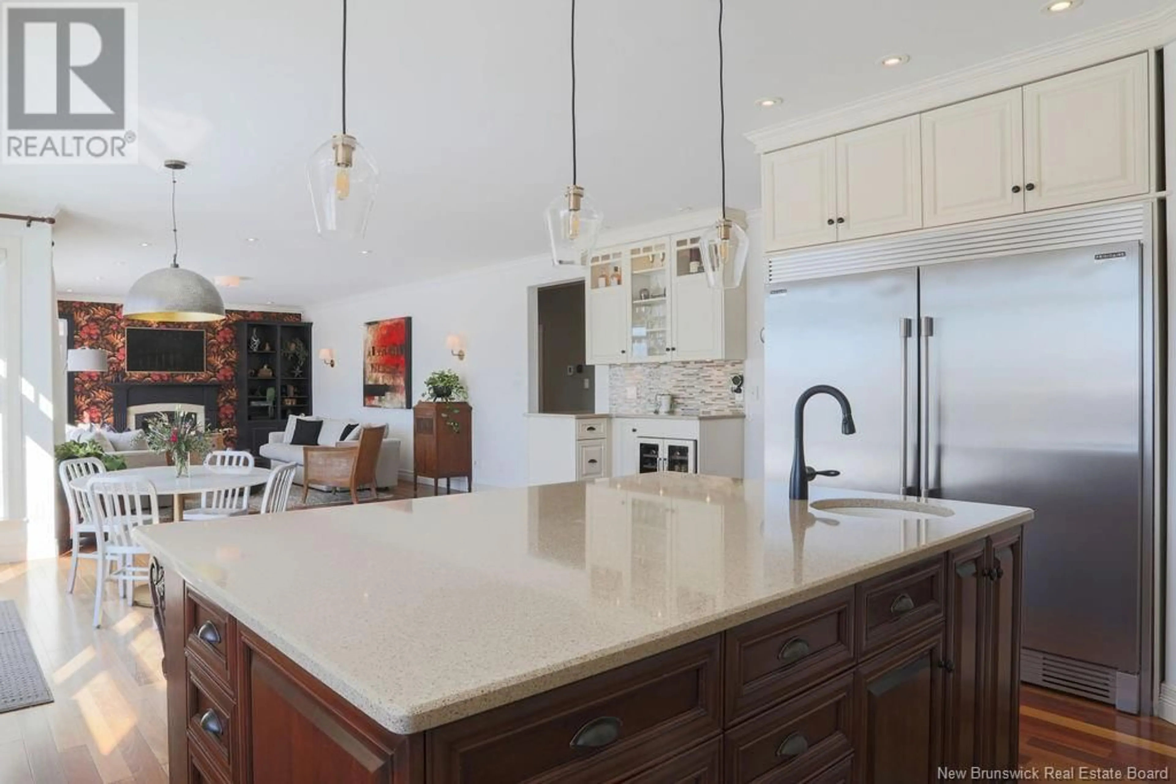 Contemporary kitchen, ceramic/tile floor for 111 Cedarwood Drive, Saint John New Brunswick E2K5P5