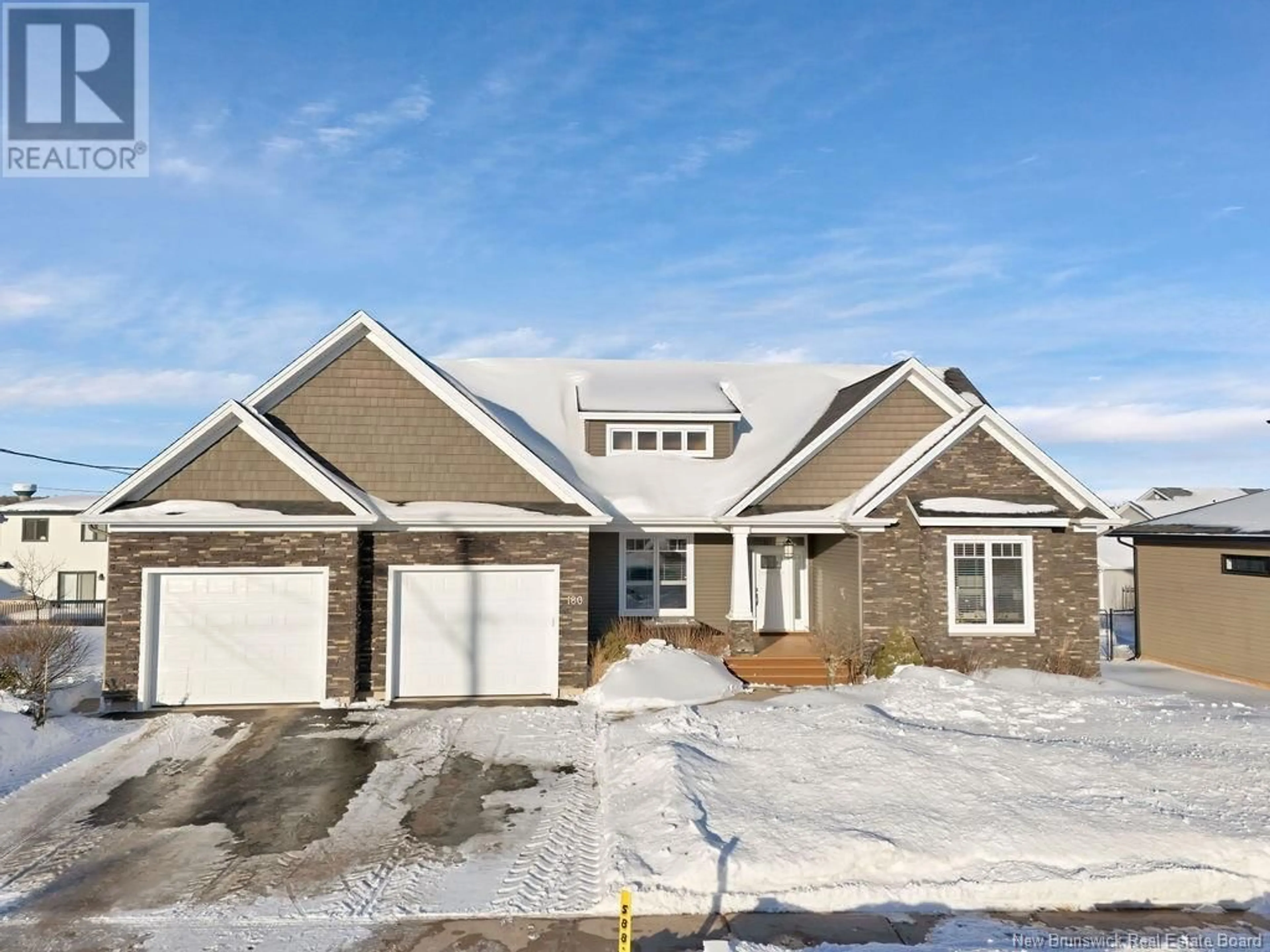 Home with brick exterior material, street for 180 Amiens Drive, Moncton New Brunswick E1G5R6